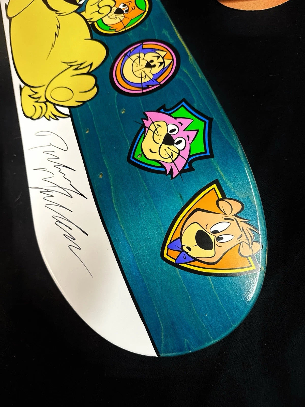 Signed Rodney Mullen Muttley Hanna Barbera Autographed Almost Skateboard Deck