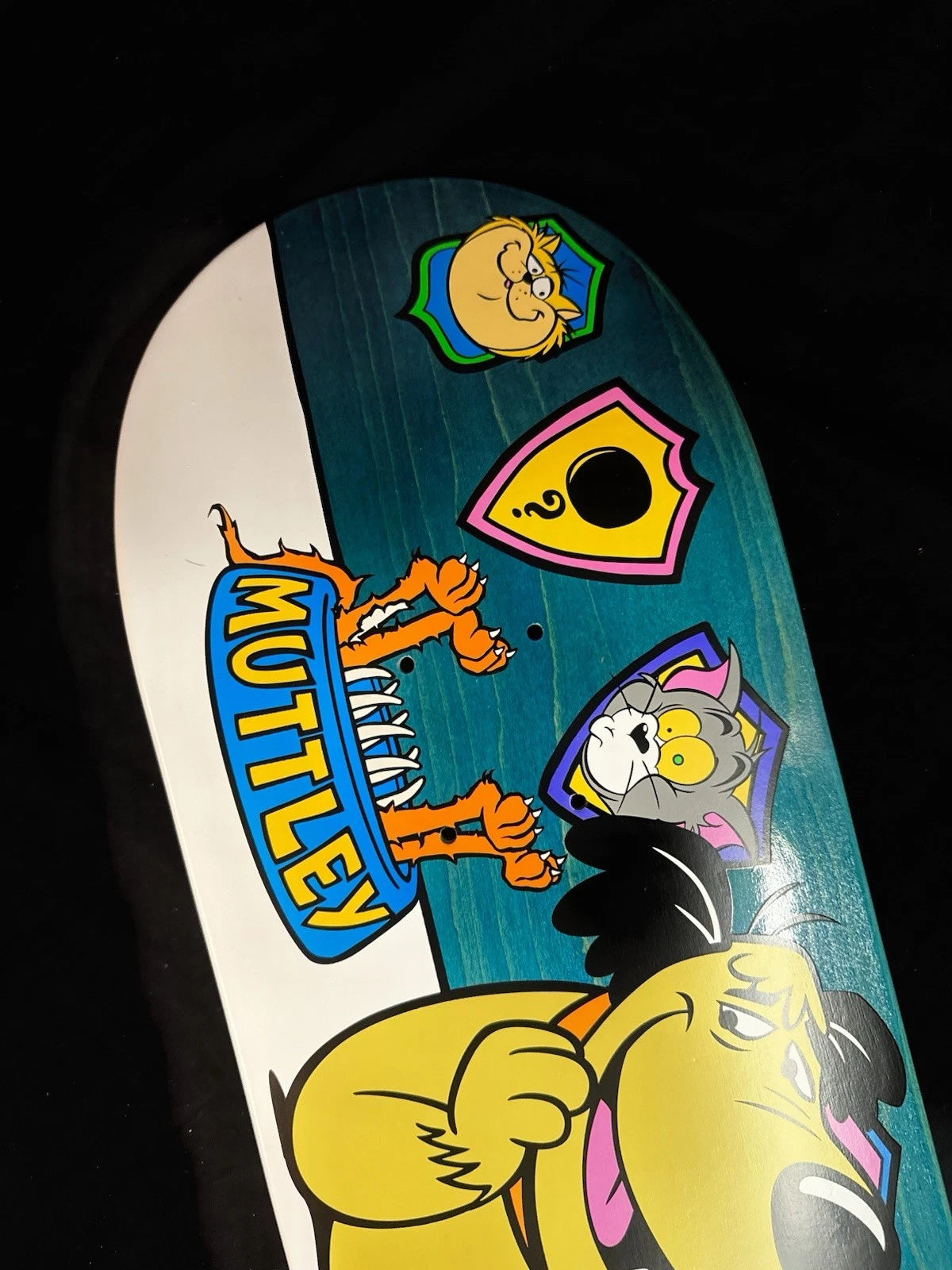 Signed Rodney Mullen Muttley Hanna Barbera Autographed Almost Skateboard Deck