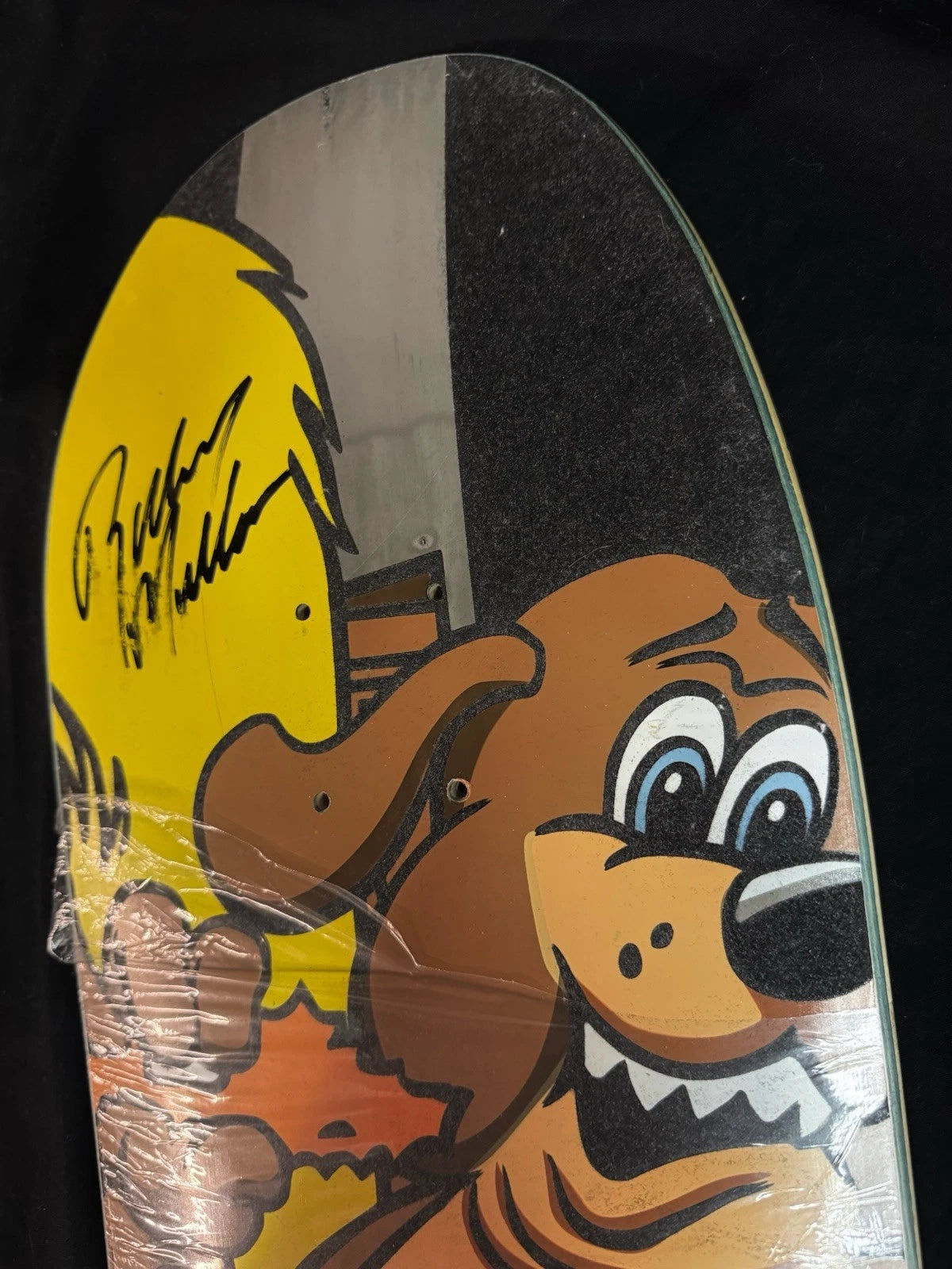 Signed Rodney Mullen FLOCKED Last Supper Autographed Cliche Skateboard Deck