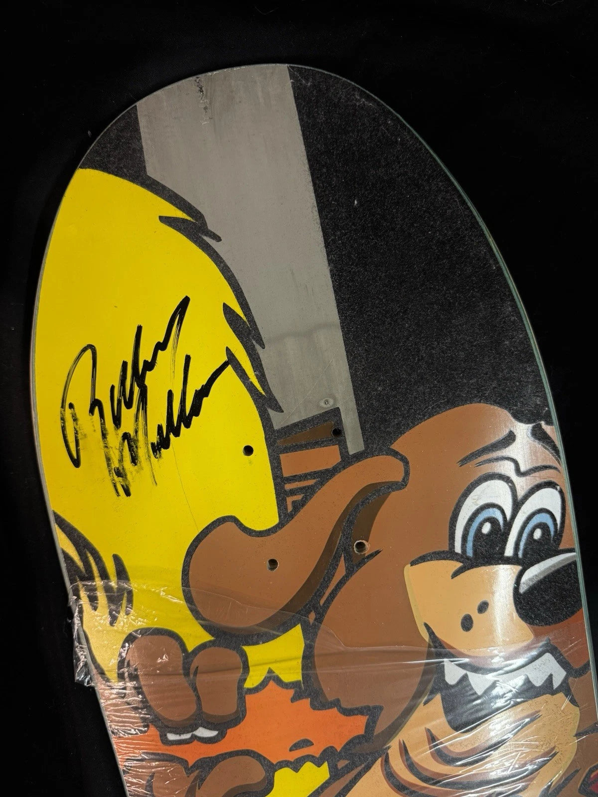 Signed Rodney Mullen FLOCKED Last Supper Autographed Cliche Skateboard Deck