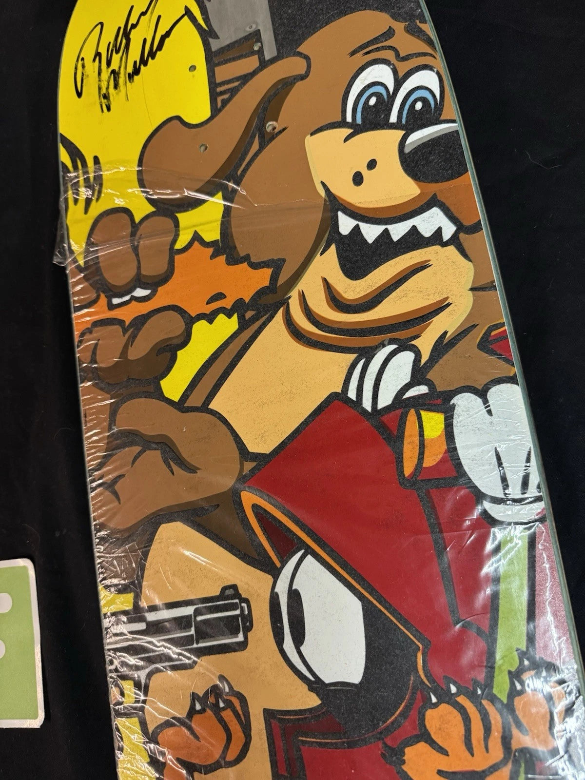 Signed Rodney Mullen FLOCKED Last Supper Autographed Cliche Skateboard Deck