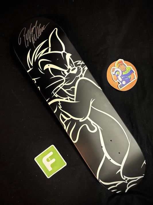 Signed Rodney Mullen Tom And Jerry Autographed Almost Skateboard Deck