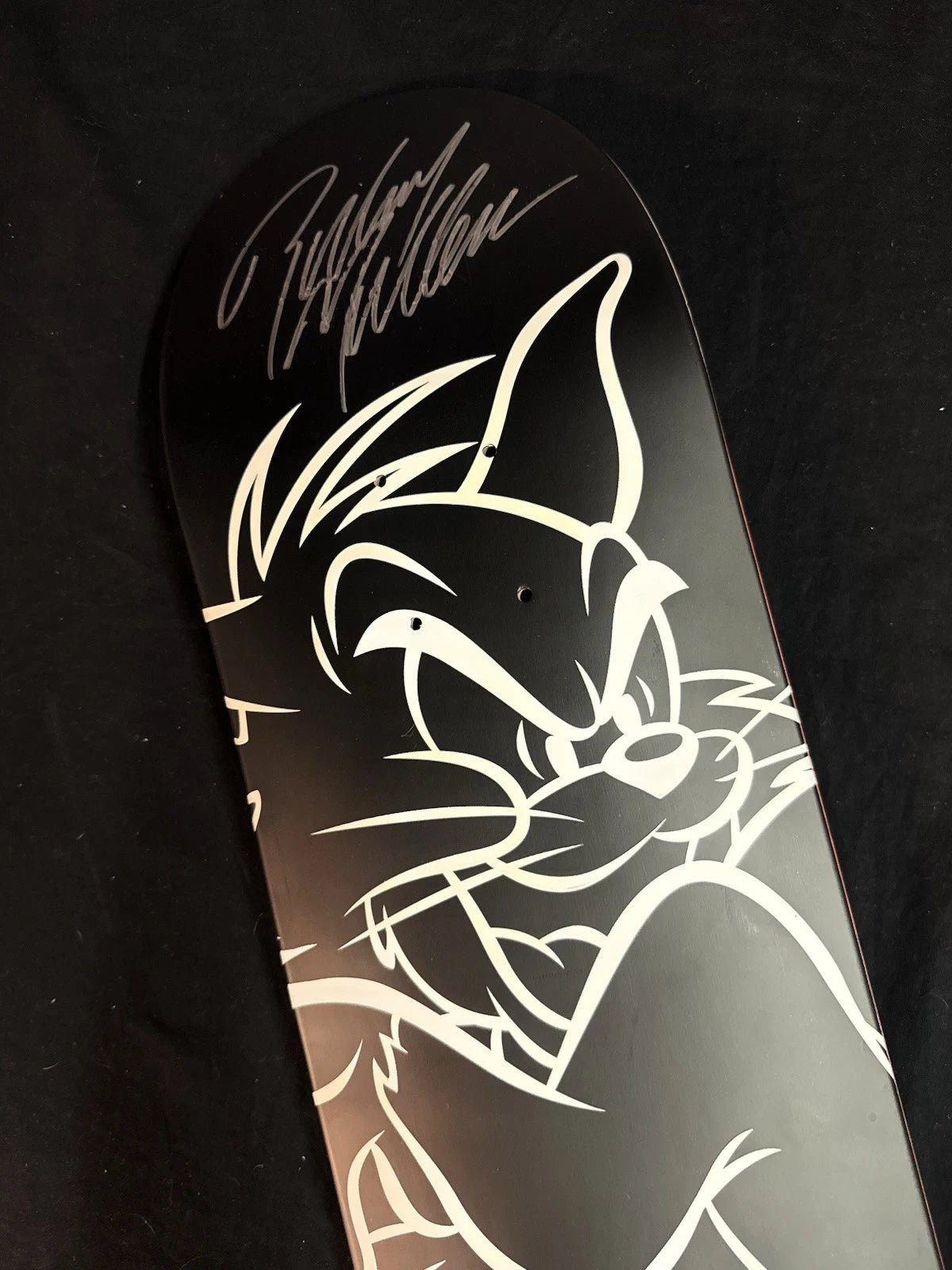 Signed Rodney Mullen Tom And Jerry Autographed Almost Skateboard Deck