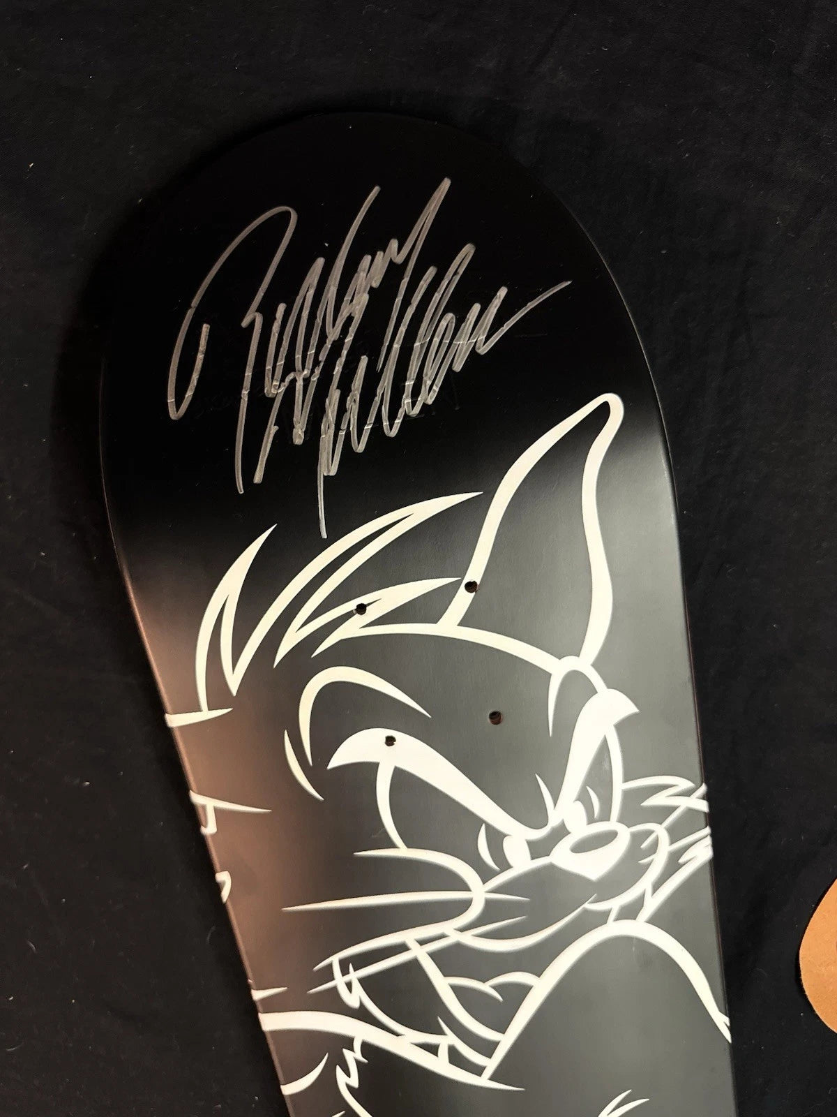 Signed Rodney Mullen Tom And Jerry Autographed Almost Skateboard Deck