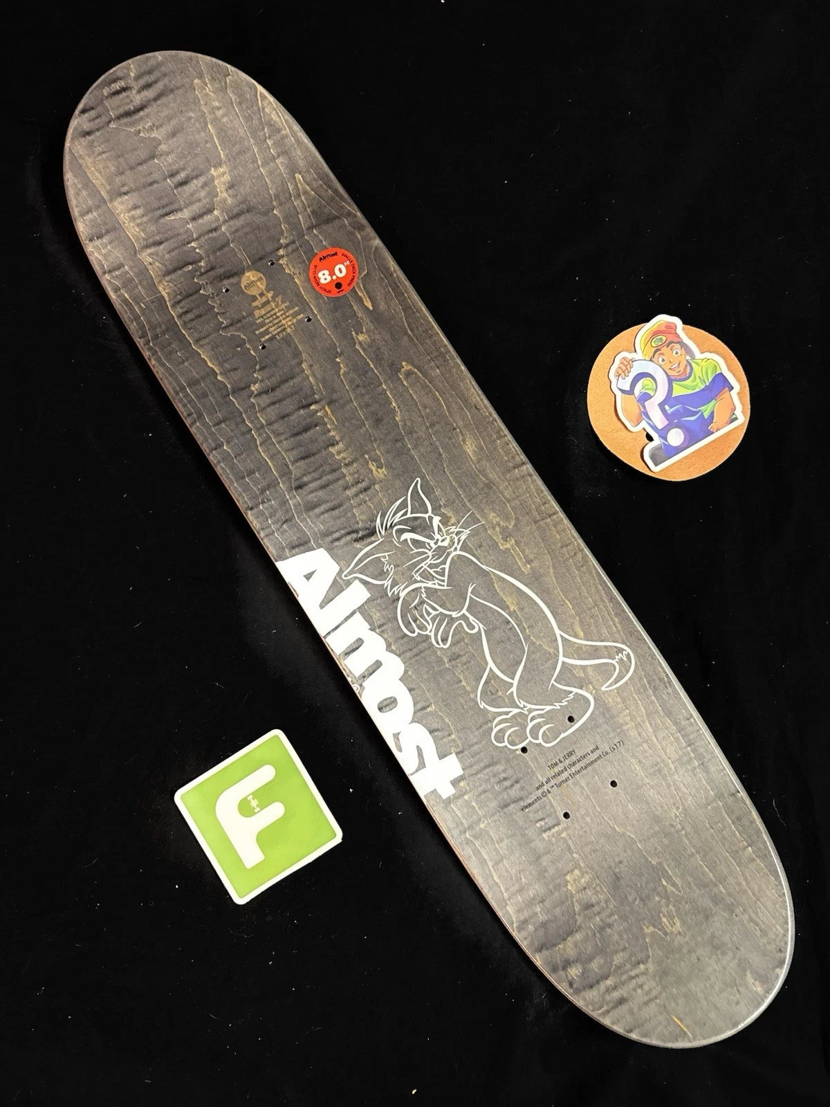 Signed Rodney Mullen Tom And Jerry Autographed Almost Skateboard Deck