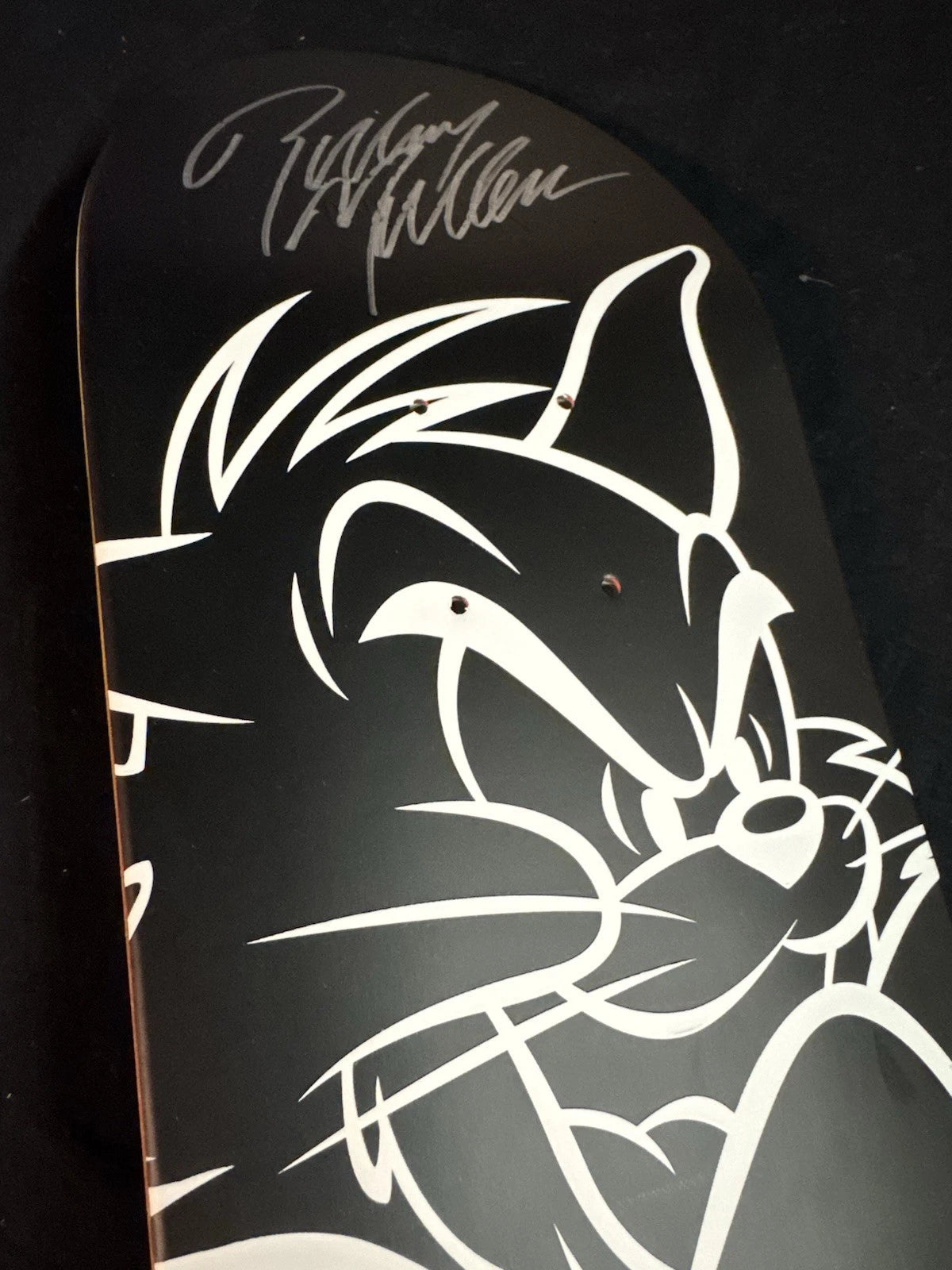 Signed Rodney Mullen Tom And Jerry Autographed Almost Skateboard Deck