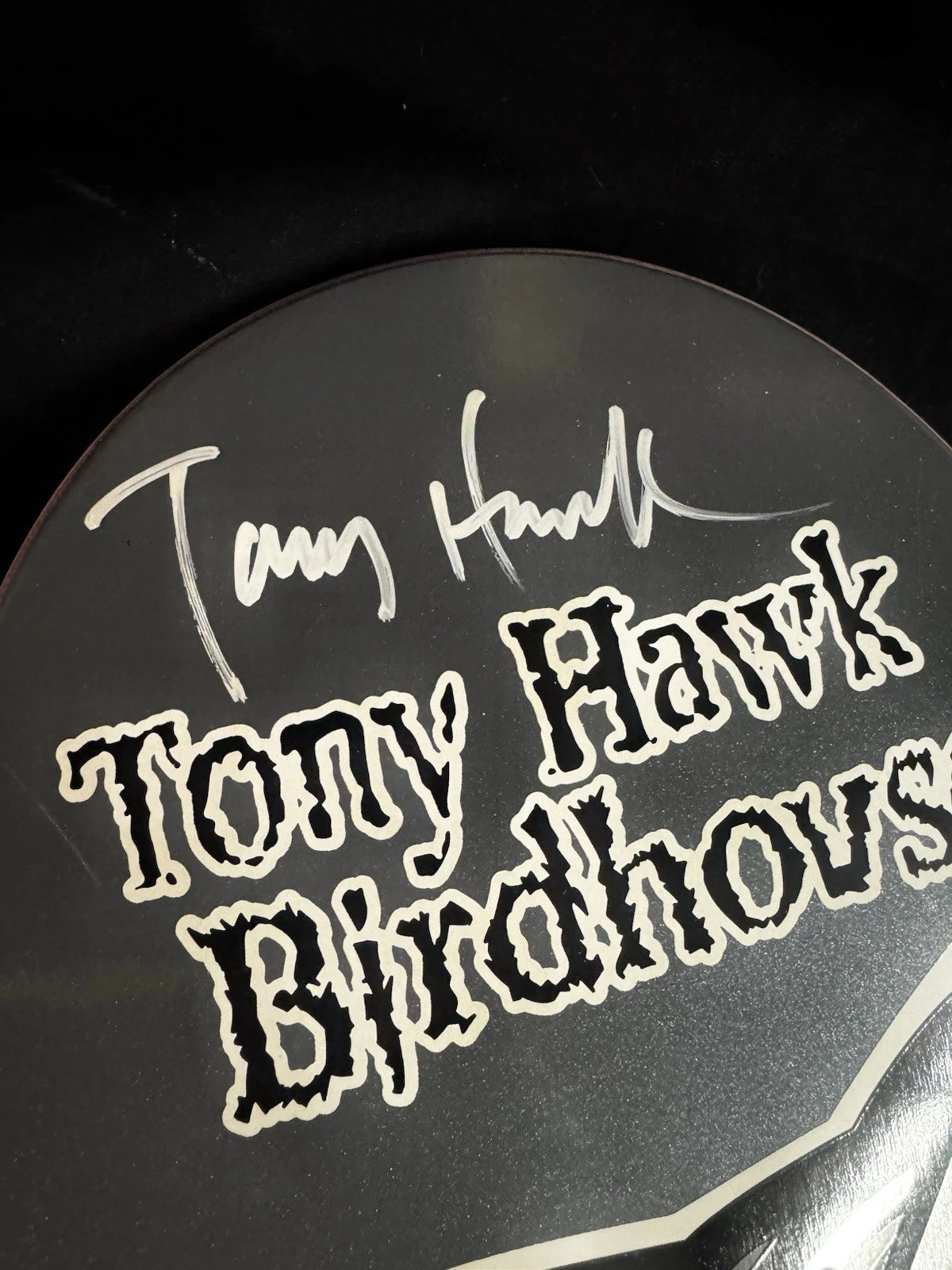 Signed Tony Hawk Gunmetal Falcon 2 THPS Birdhouse Autographed Skateboard Deck