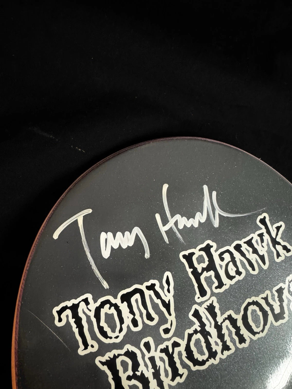 Signed Tony Hawk Gunmetal Falcon 2 THPS Birdhouse Autographed Skateboard Deck