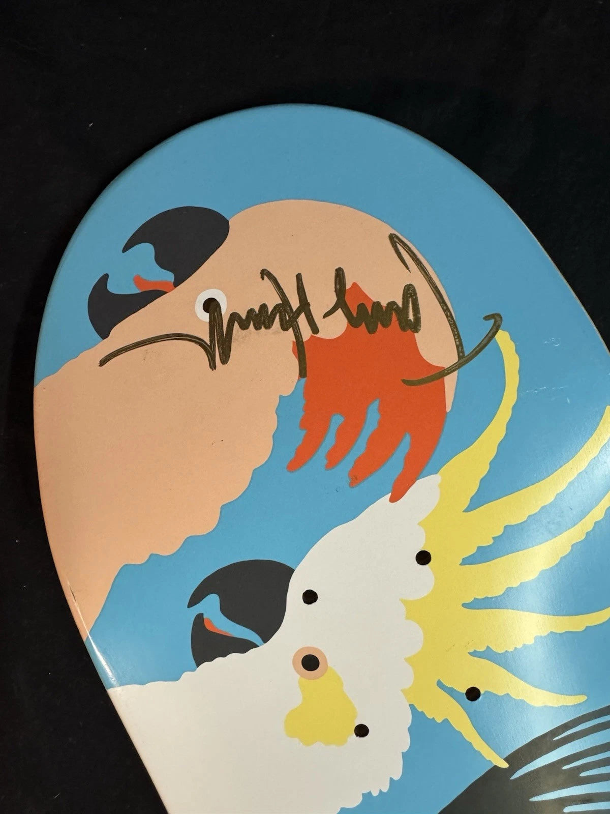 Signed Tony Hawk Bird Gang Autographed Birdhouse Skateboard Deck