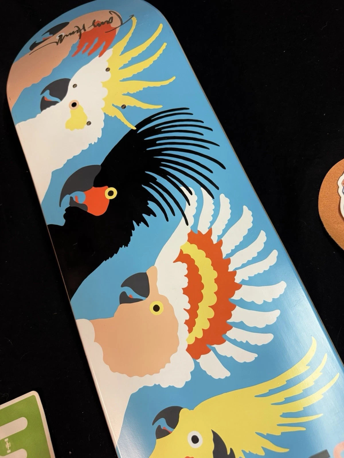 Signed Tony Hawk Bird Gang Autographed Birdhouse Skateboard Deck