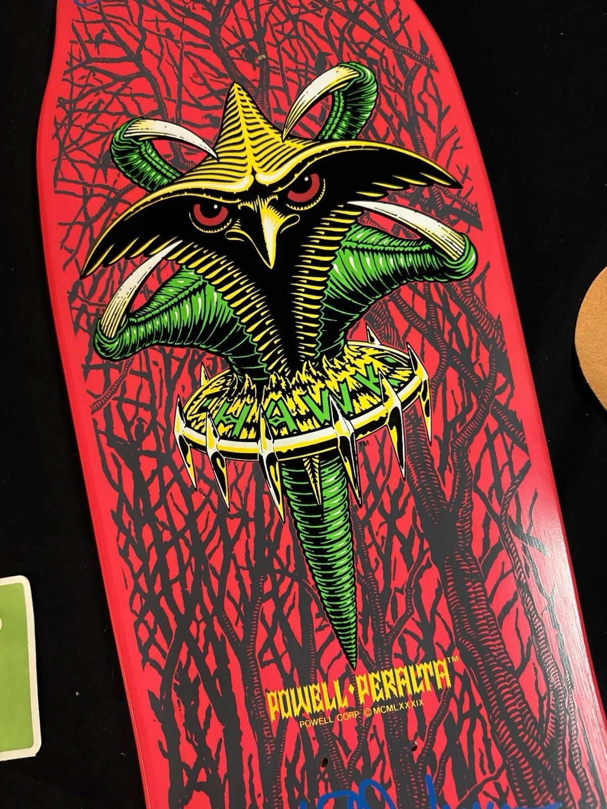 TEAM SIGNED Tony Hawk Claw Bones Brigade Autographed Powell Peralta Skateboard Deck