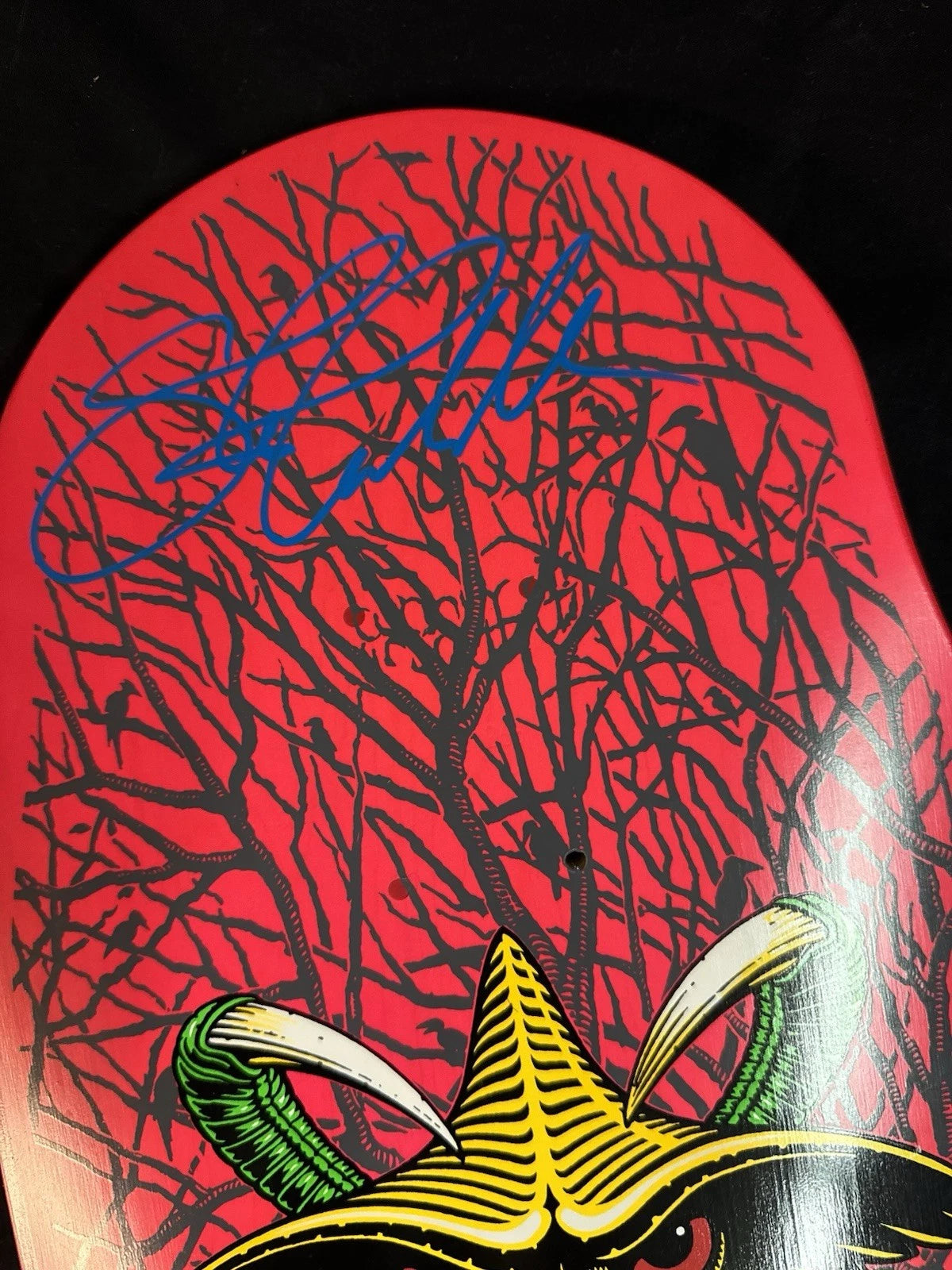TEAM SIGNED Tony Hawk Claw Bones Brigade Autographed Powell Peralta Skateboard Deck