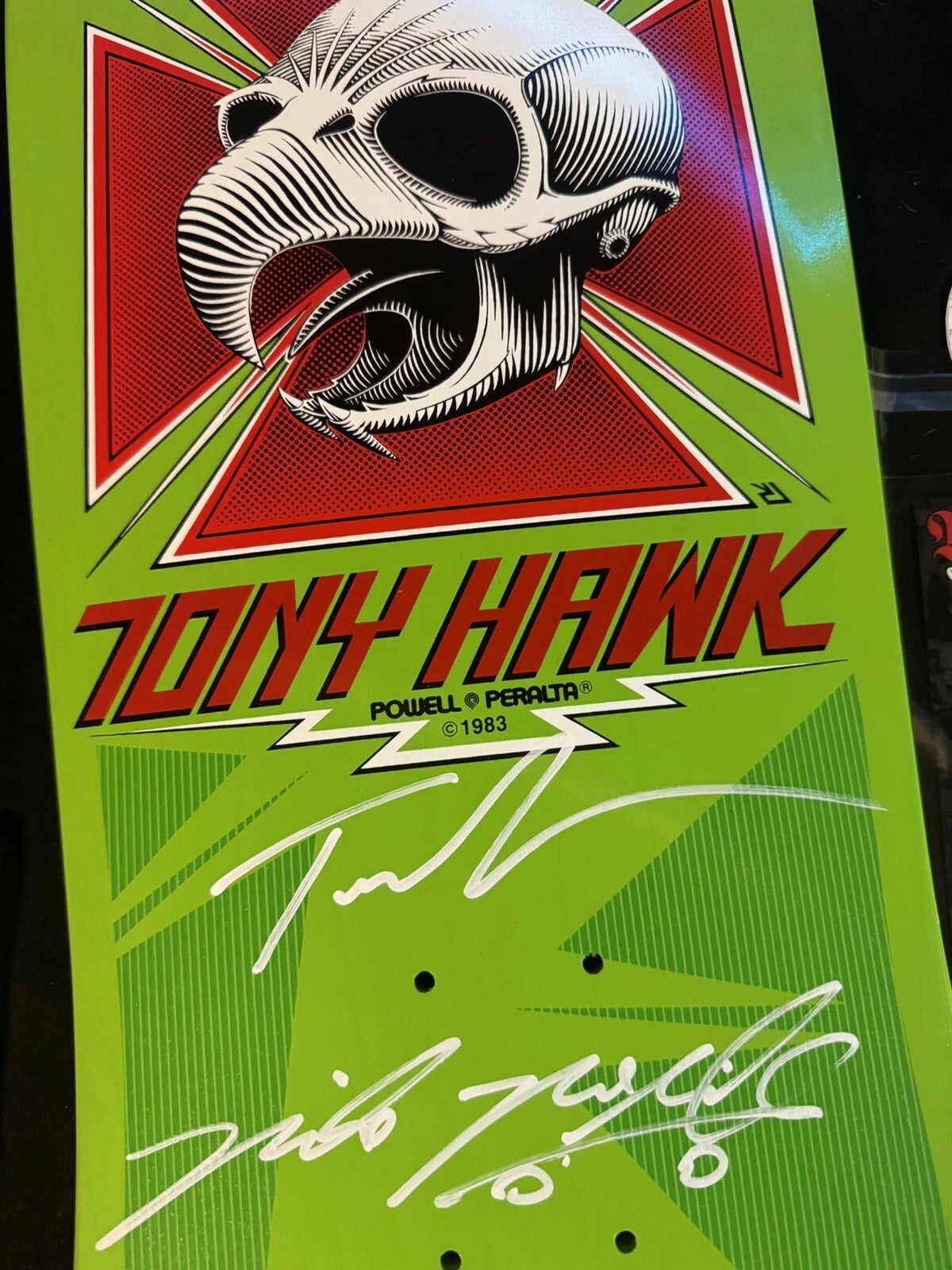 TEAM SIGNED Tony Hawk Bones Brigade Series 15 Autographed Powell Peralta Skateboard Deck