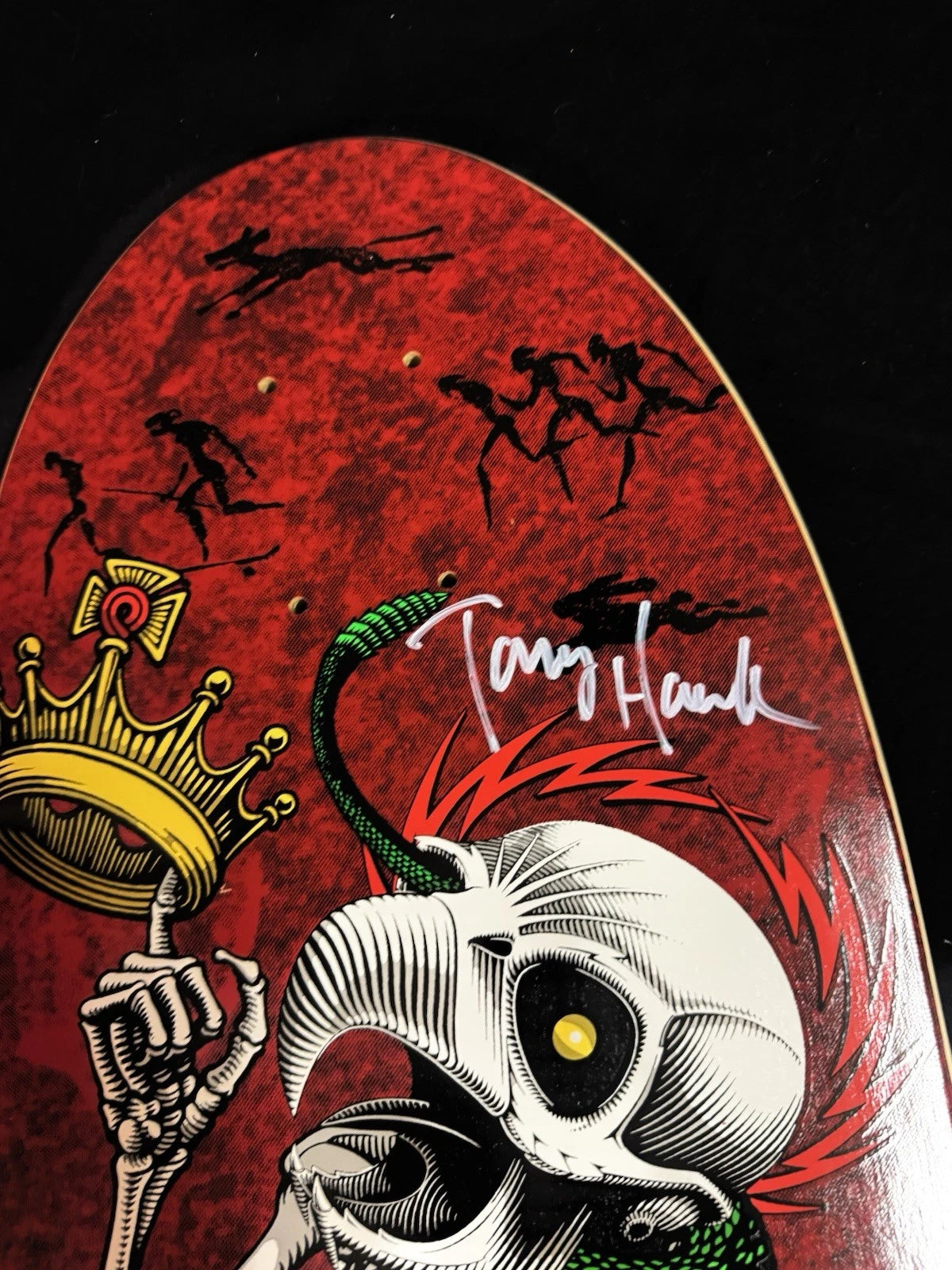 TEAM SIGNED Rodney Mullen Tony Hawk Experience Autographed Skateboard Deck COA Bones Brigade