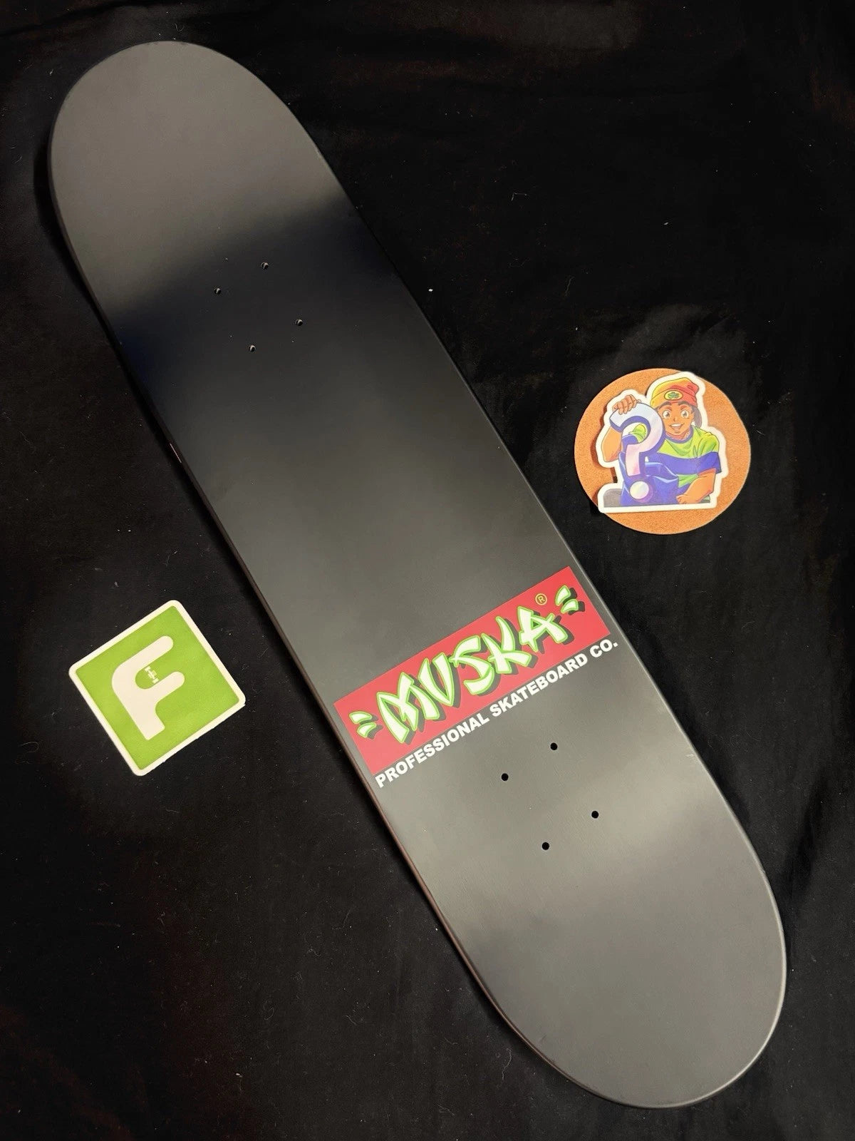 Signed Chad Muska Red Black Rising Sun Autographed Shorty’s Skateboard Deck