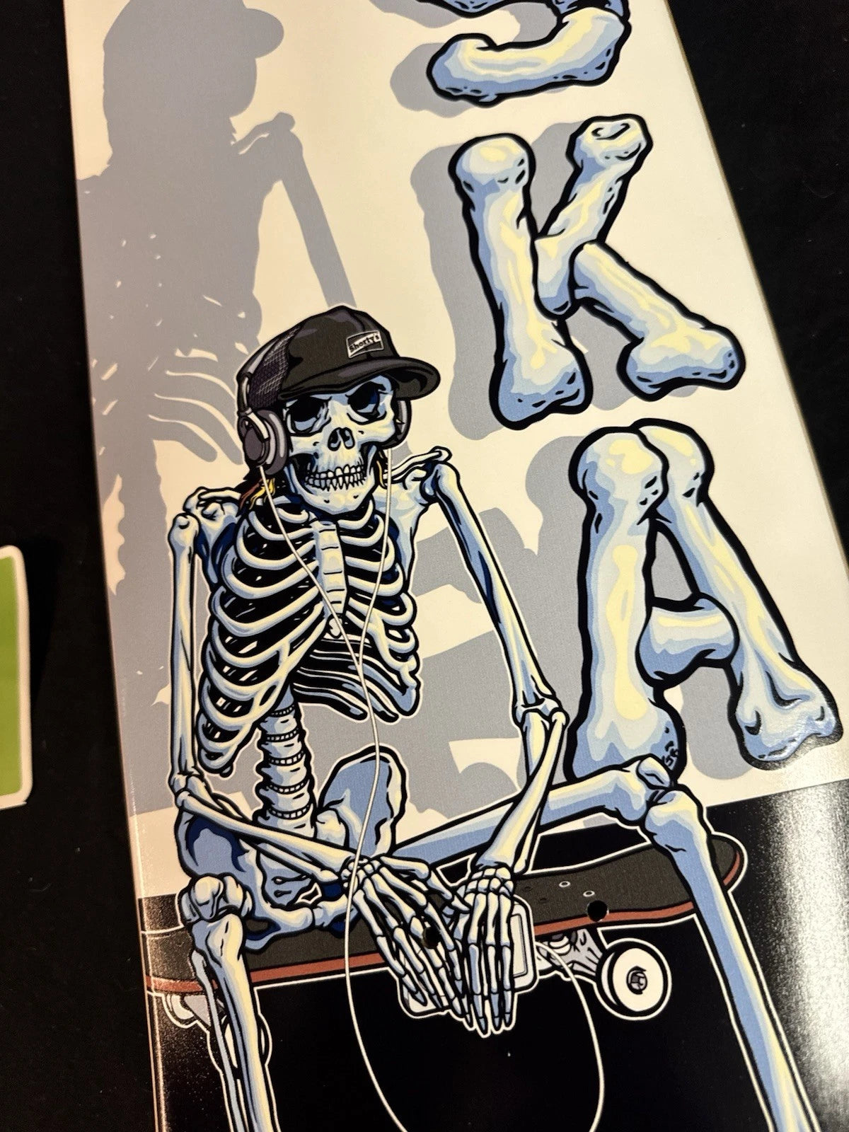 Signed Chad Muska Autographed Skeletor Silhouette Shortys Skateboard Deck