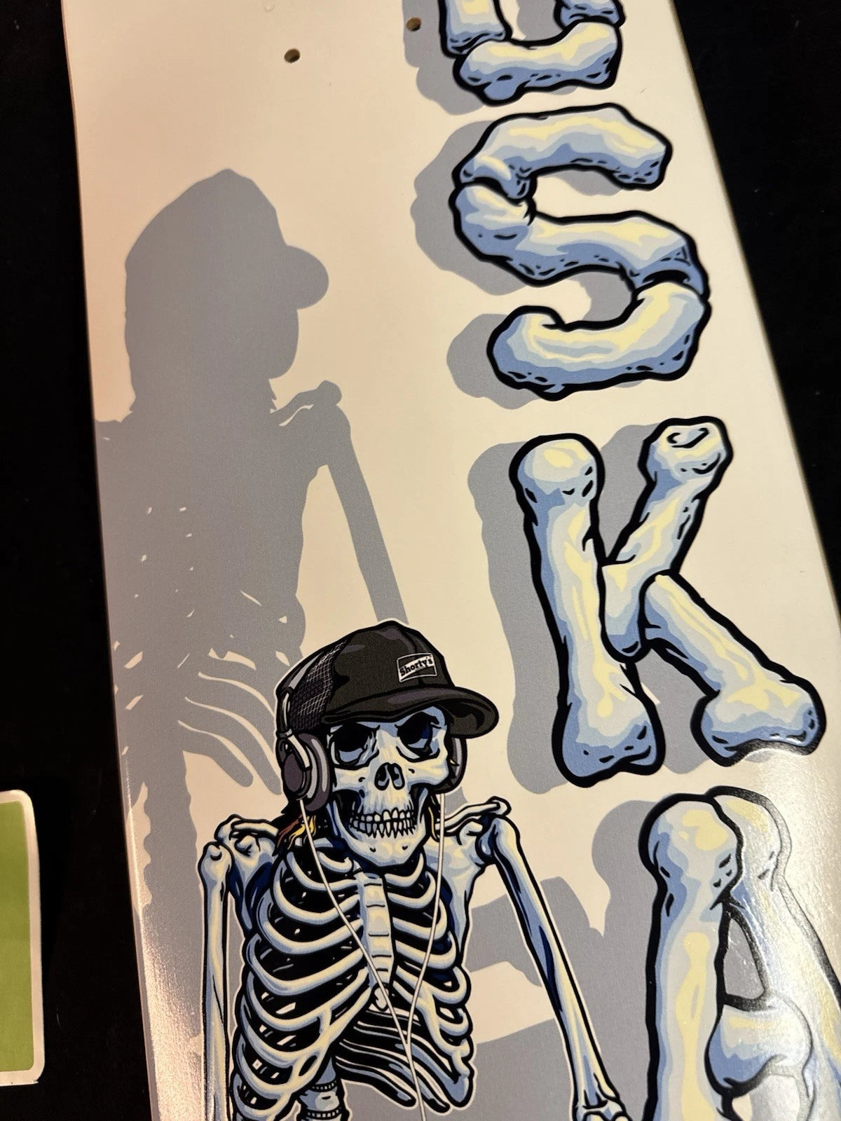 Signed Chad Muska Autographed Skeletor Silhouette Shortys Skateboard Deck