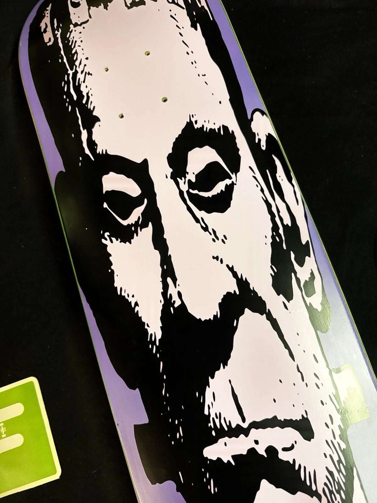 Signed Nyjah Huston Frankenstein Autographed Disorder Skateboard Deck