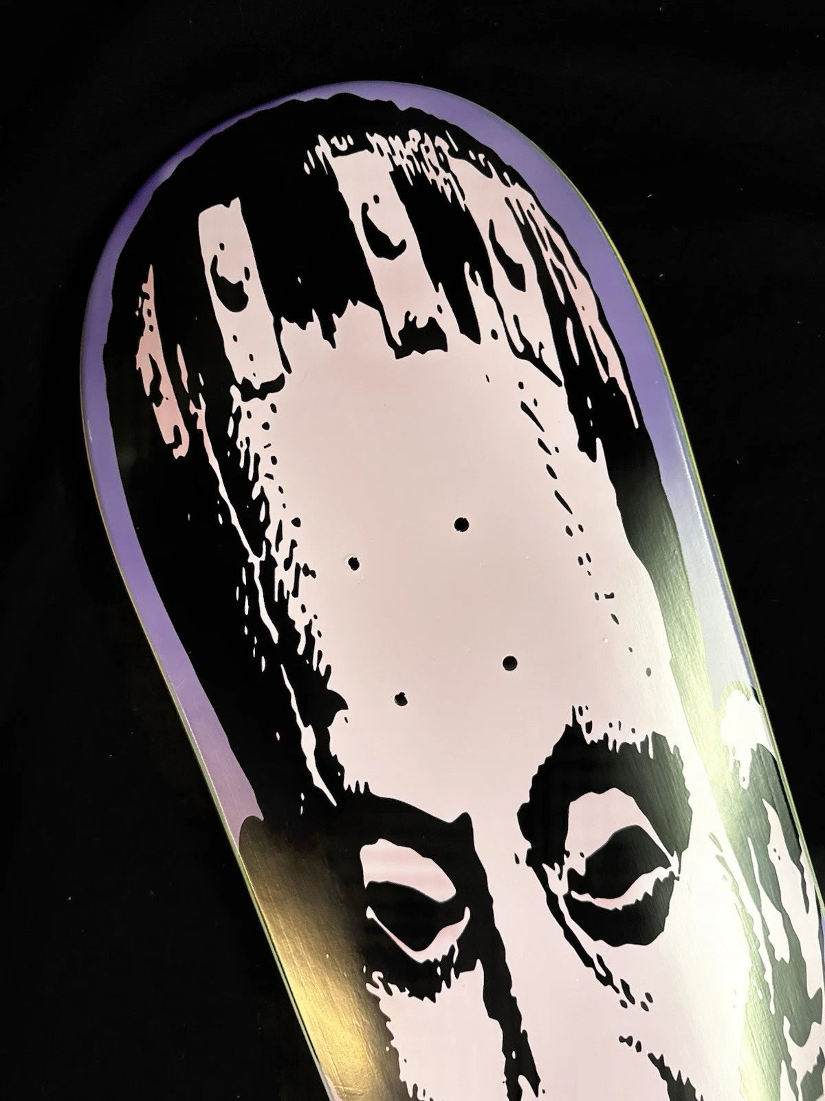 Signed Nyjah Huston Frankenstein Autographed Disorder Skateboard Deck