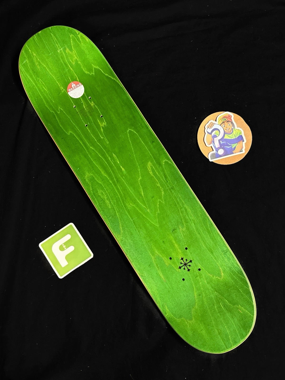 Signed Nyjah Huston Liberty Statue USA Autographed Disorder Skateboard Deck