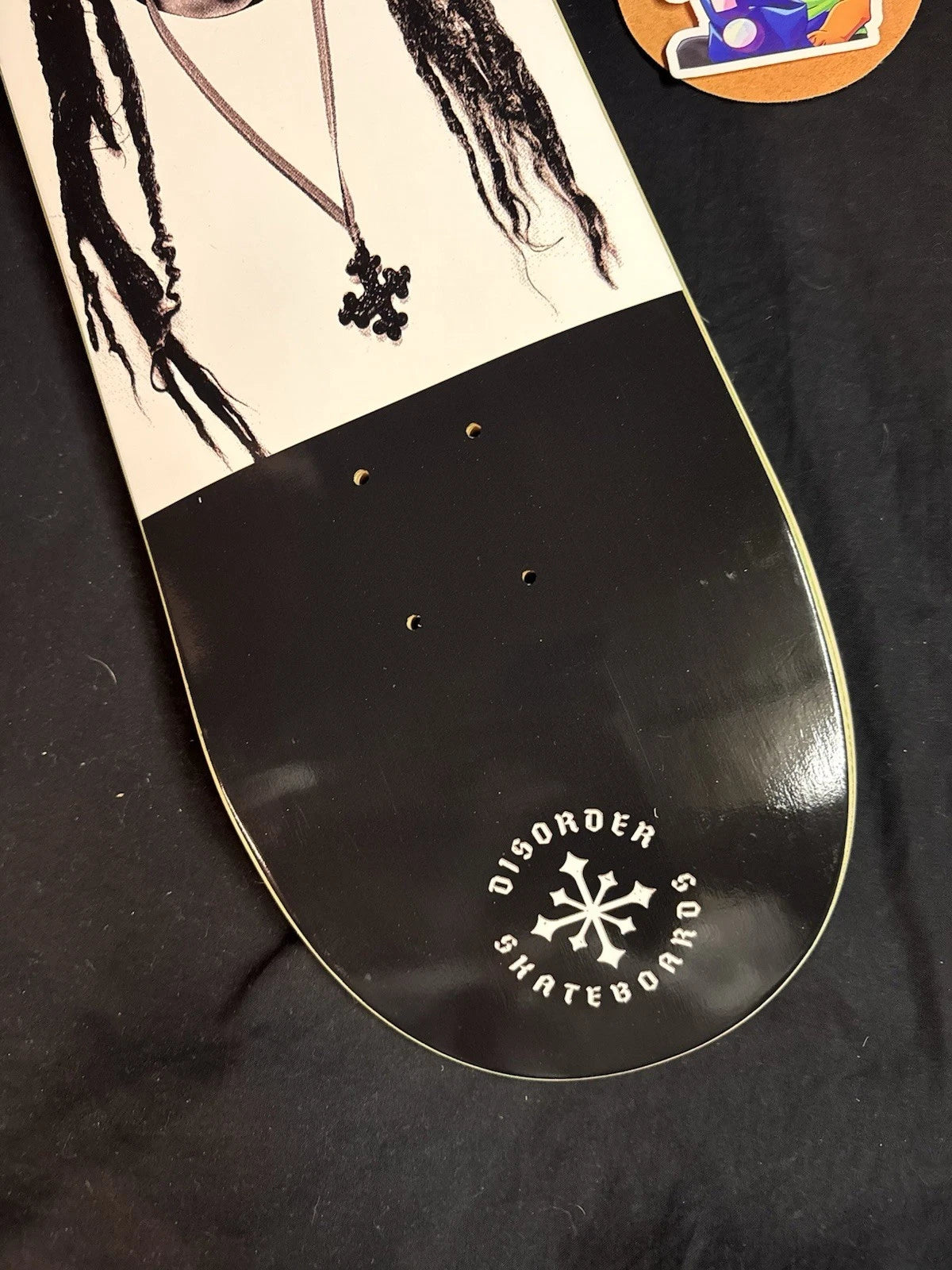 Signed Nyjah Huston Young Jah 30th Autographed Disorder Skateboard Deck