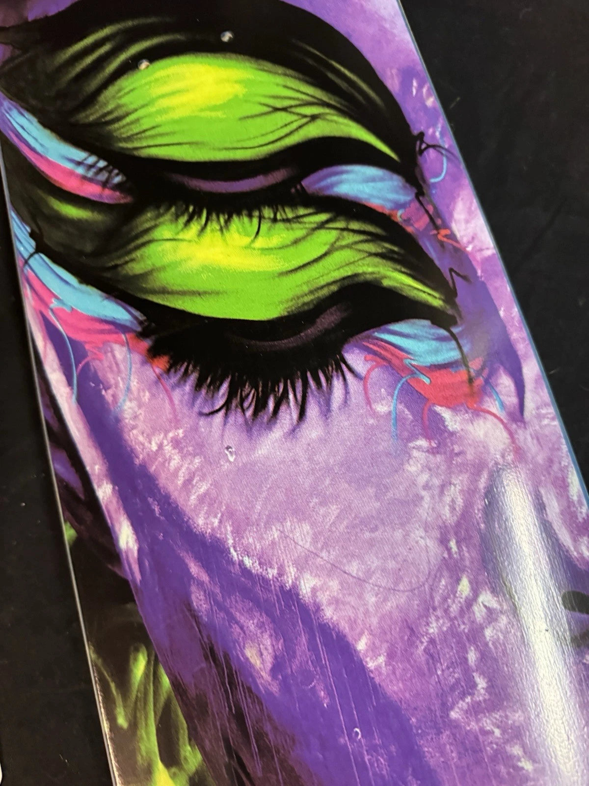 Signed Nyjah Huston Madsteez Disorder Autographed Pro Skateboard Deck