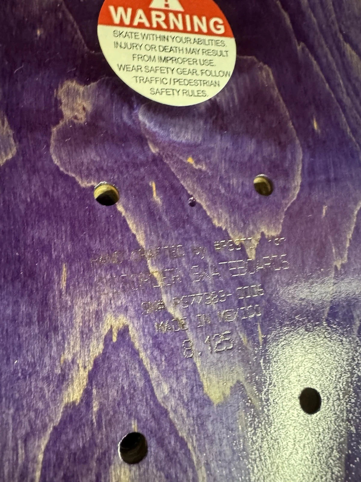 Signed Nyjah Huston Madsteez Disorder Autographed Pro Skateboard Deck