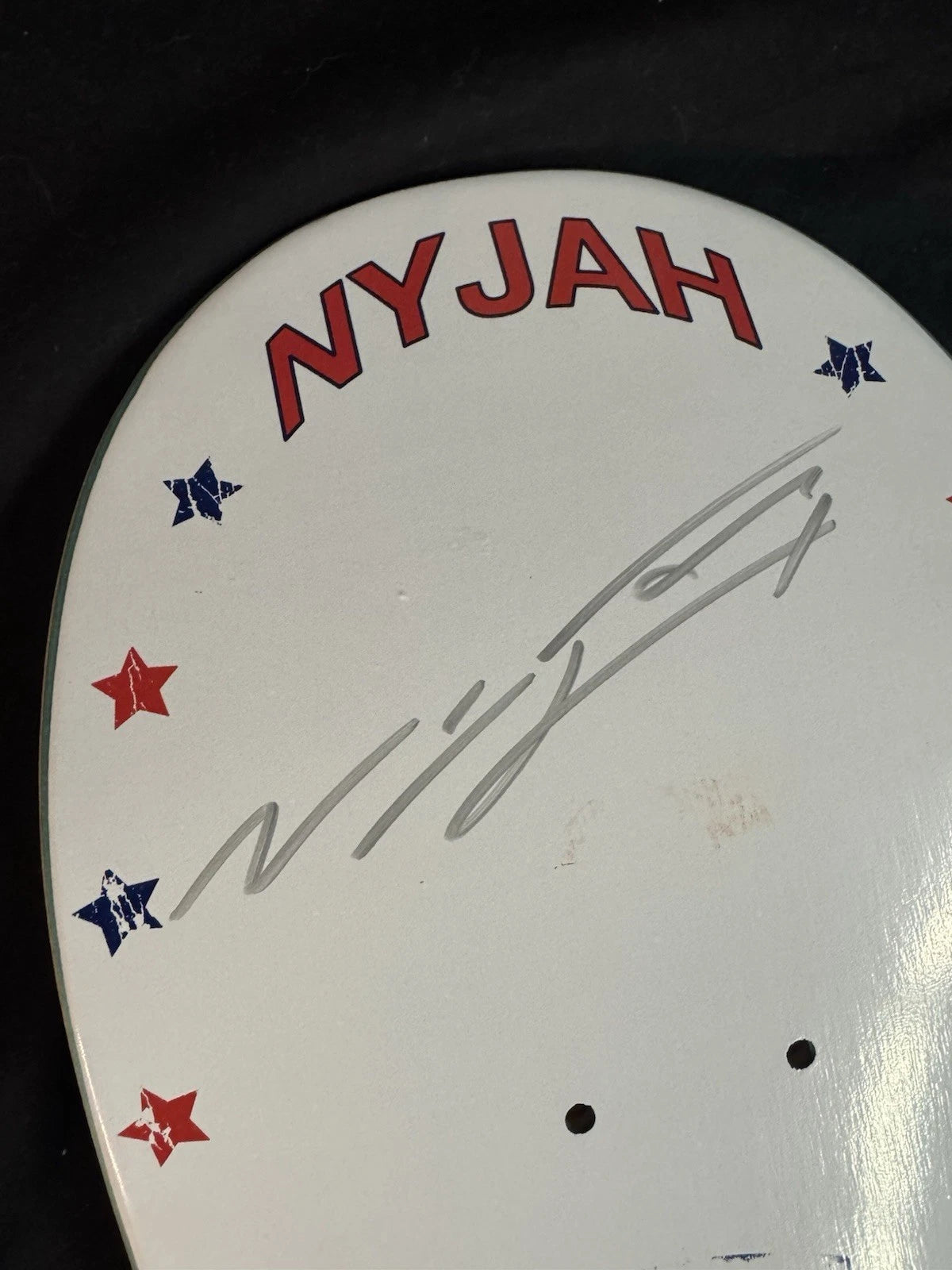 Signed Nyjah Huston I Want You USA Autographed Disorder Skateboard Deck