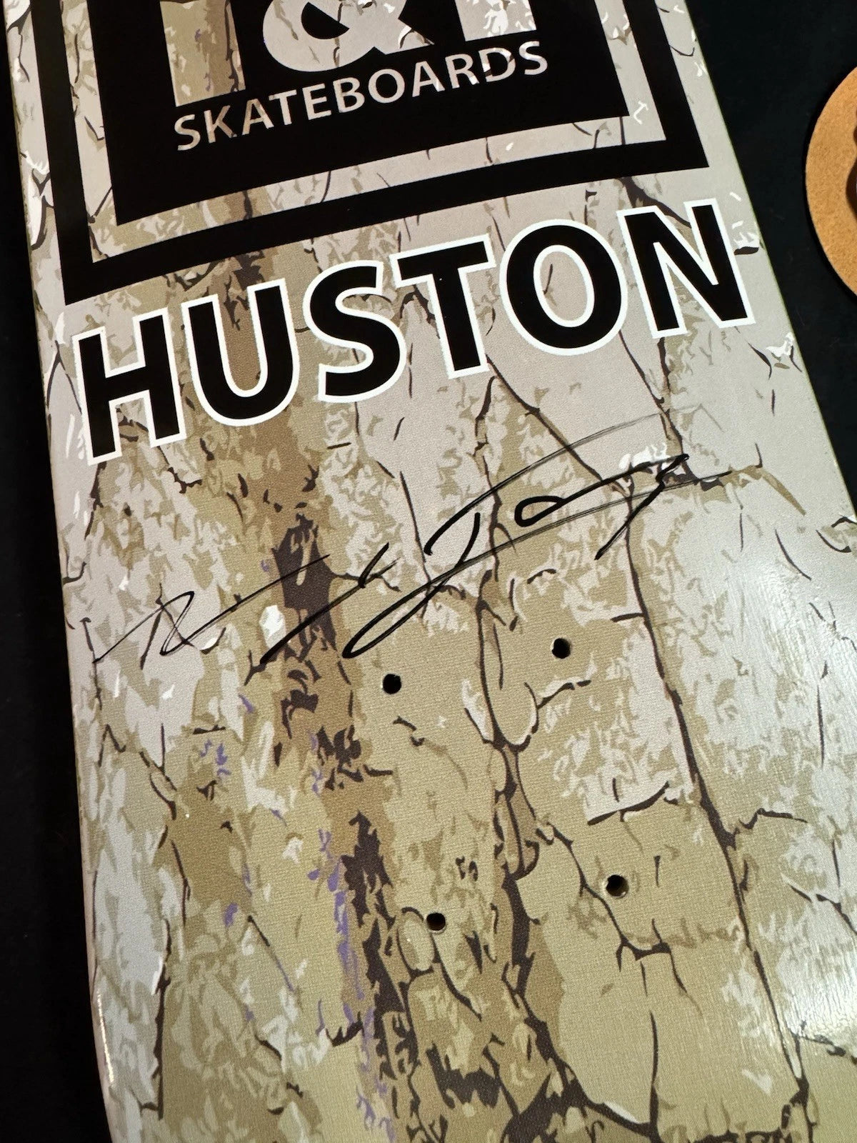 Signed Nyjah Huston I & I VINTAGE Autographed 2009 Skateboard Deck
