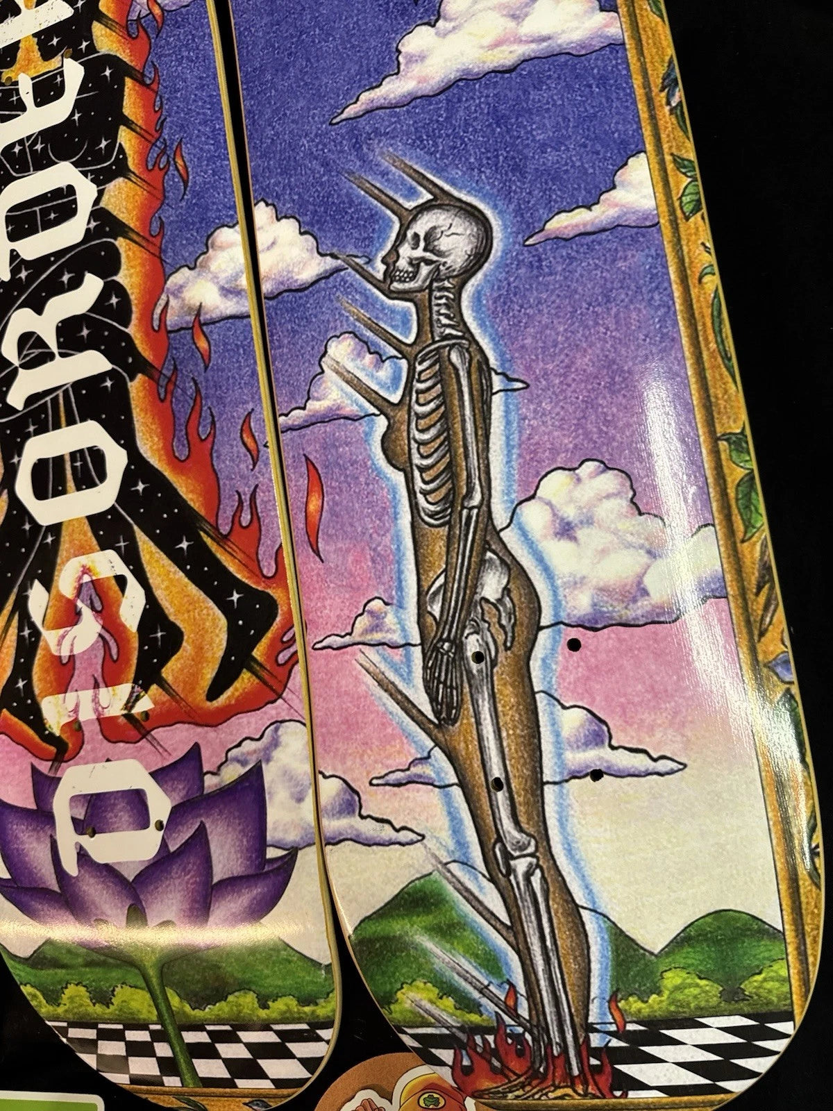 Signed Nyjah Huston Marcos Alvarado Disorder Autographed Skateboard Deck FULL SET