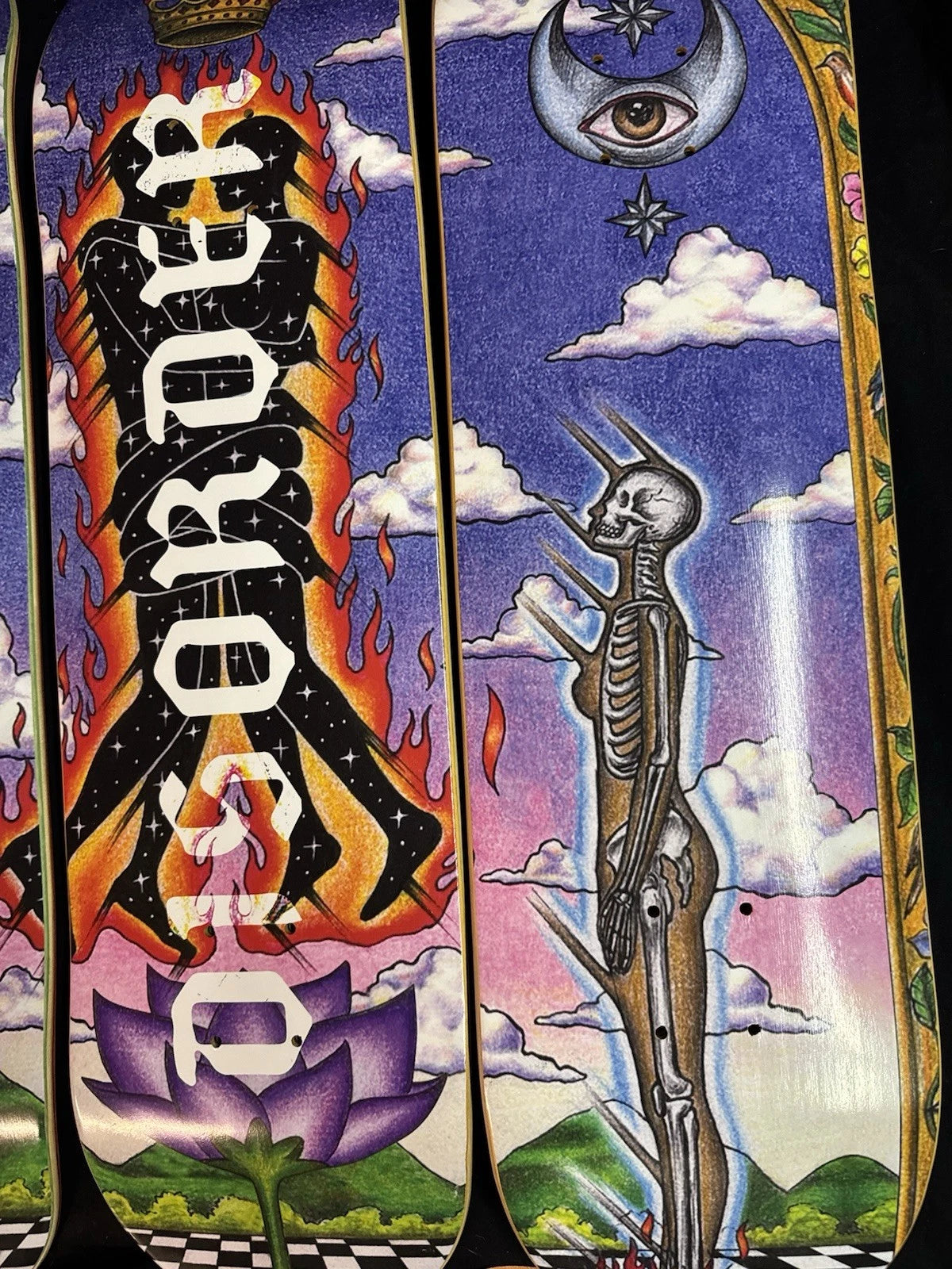 Signed Nyjah Huston Marcos Alvarado Disorder Autographed Skateboard Deck FULL SET