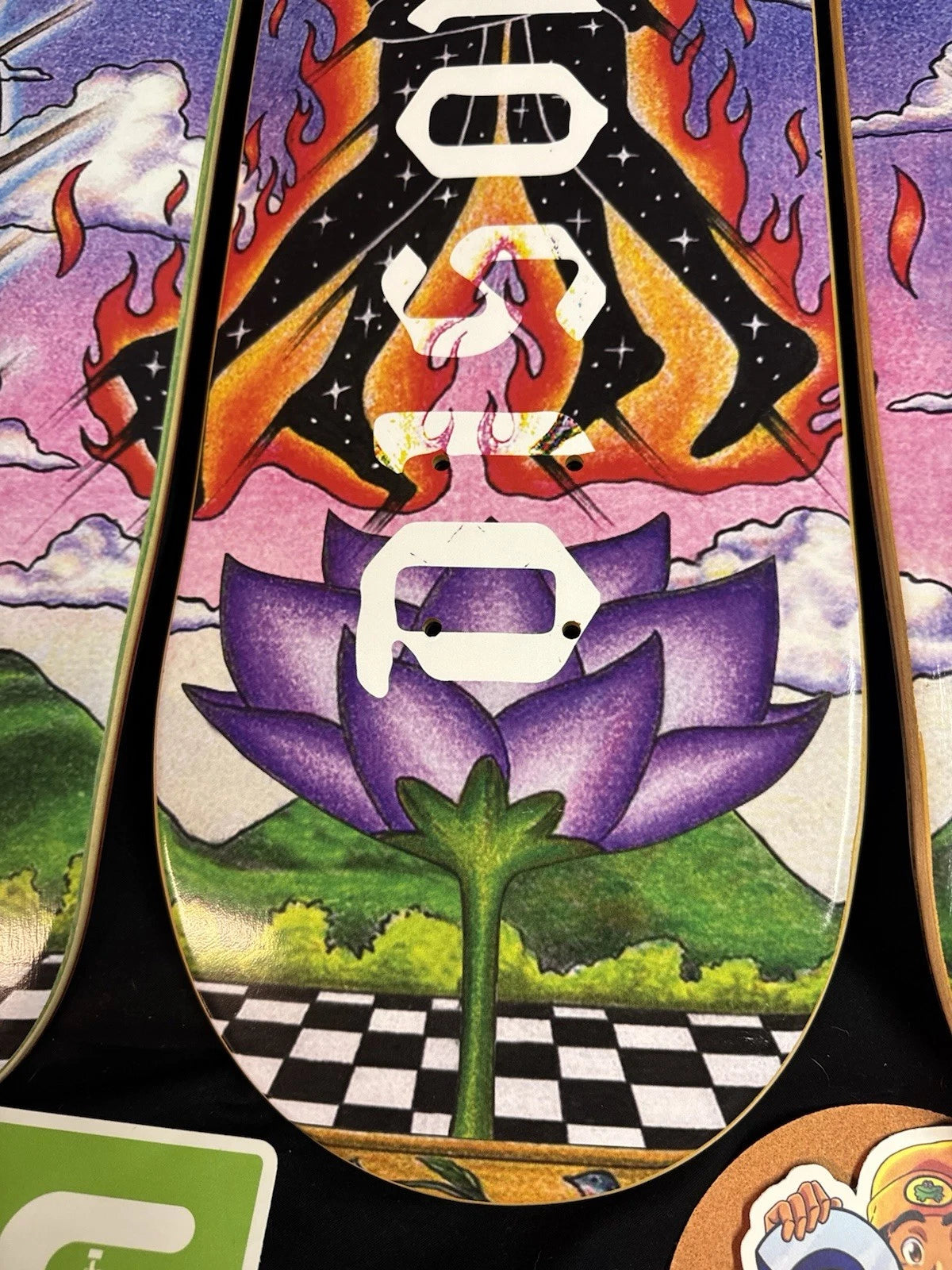 Signed Nyjah Huston Marcos Alvarado Disorder Autographed Skateboard Deck FULL SET