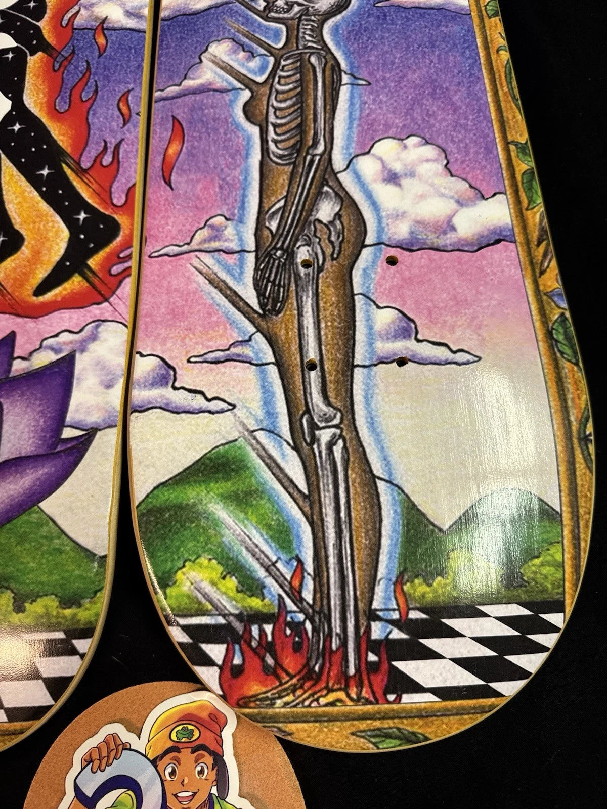 Signed Nyjah Huston Marcos Alvarado Disorder Autographed Skateboard Deck FULL SET