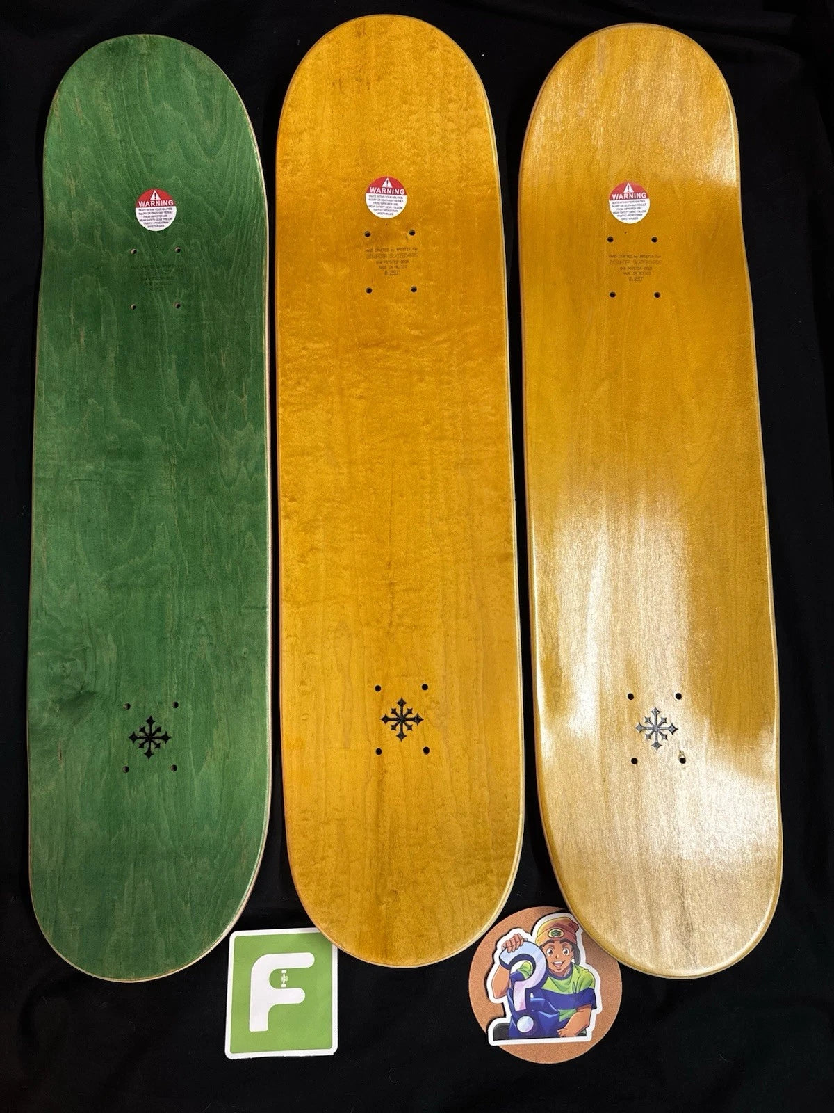 Signed Nyjah Huston Marcos Alvarado Disorder Autographed Skateboard Deck FULL SET