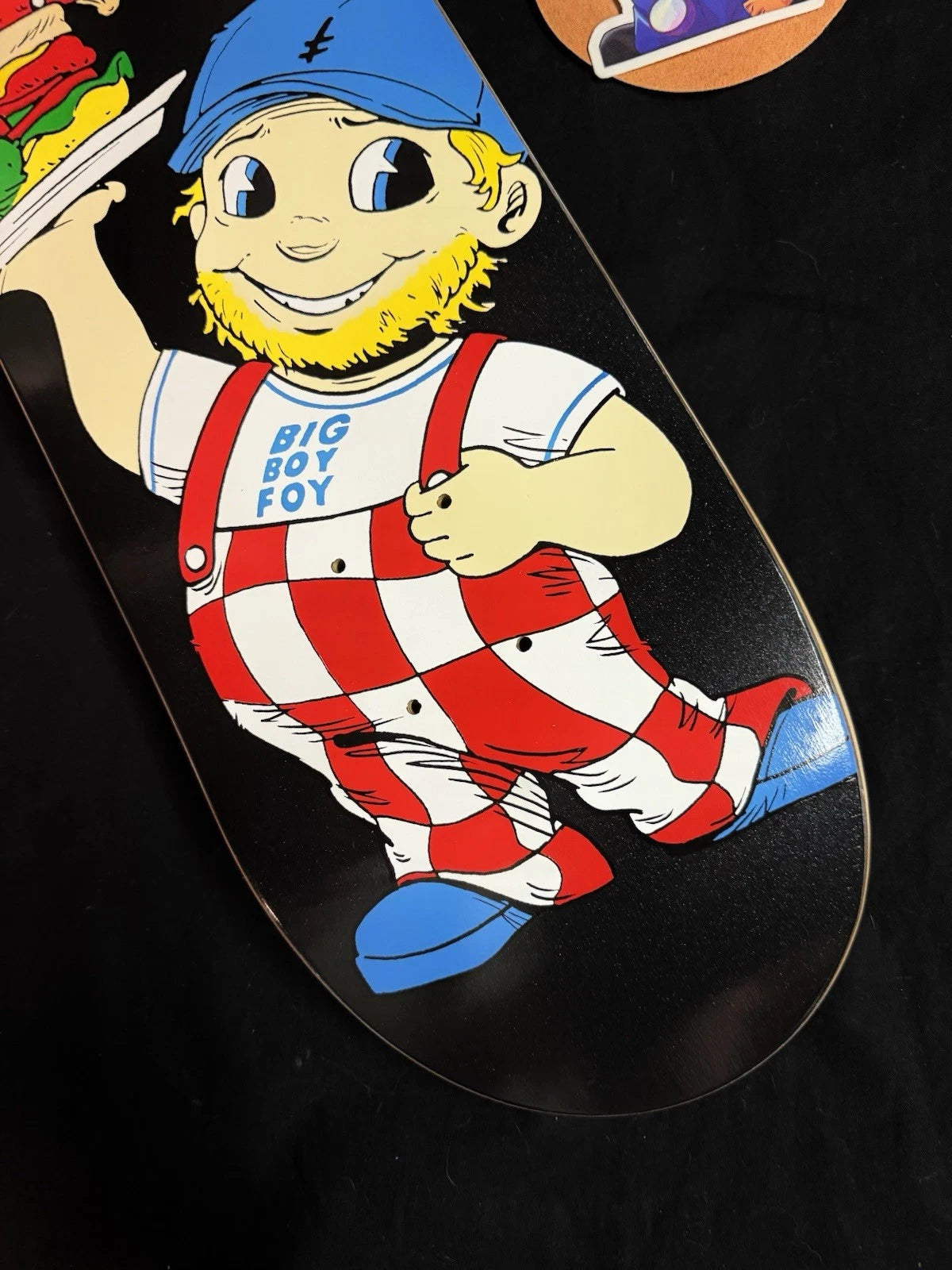 Signed Jamie Foy Big Boy Autographed Black Deathwish Skateboard Deck