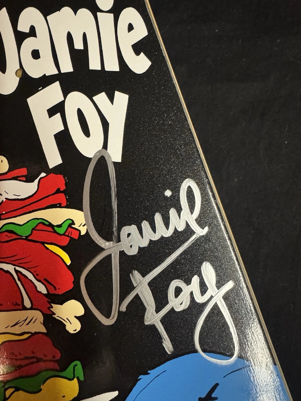 Signed Jamie Foy Big Boy Autographed Black Deathwish Skateboard Deck