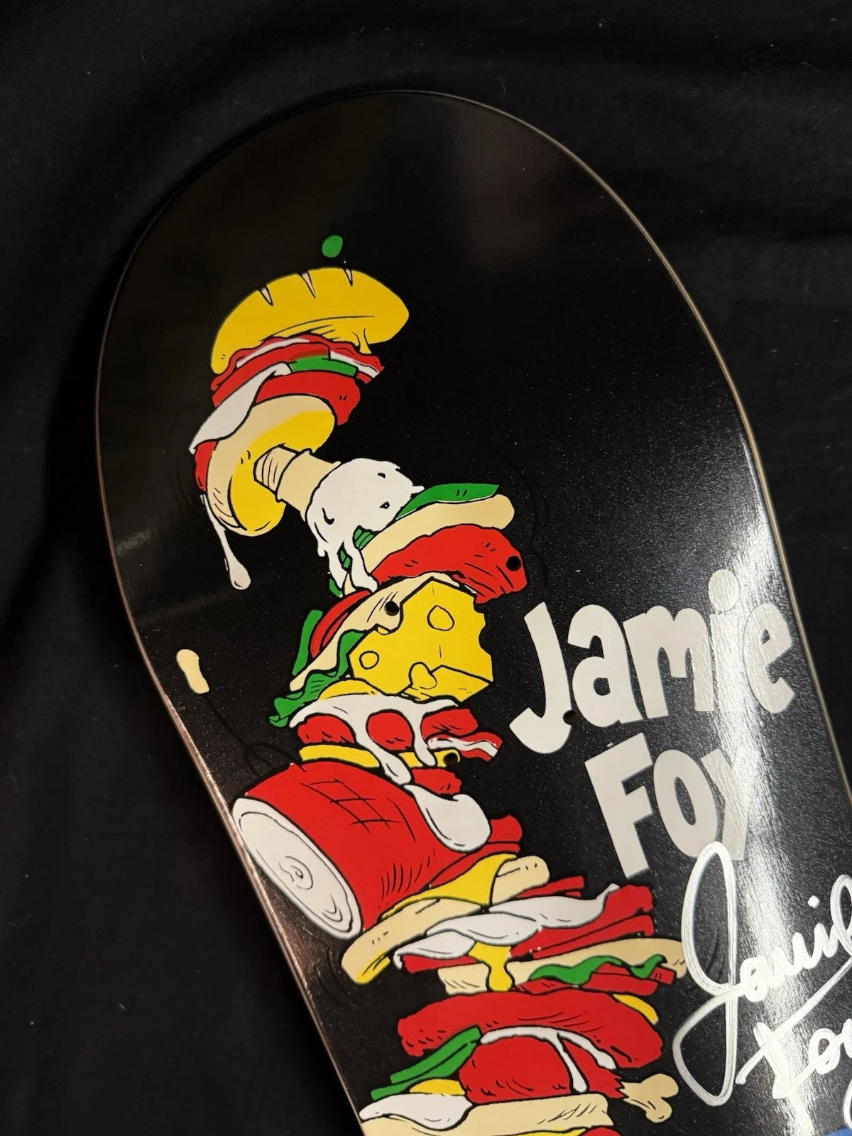 Signed Jamie Foy Big Boy Autographed Black Deathwish Skateboard Deck