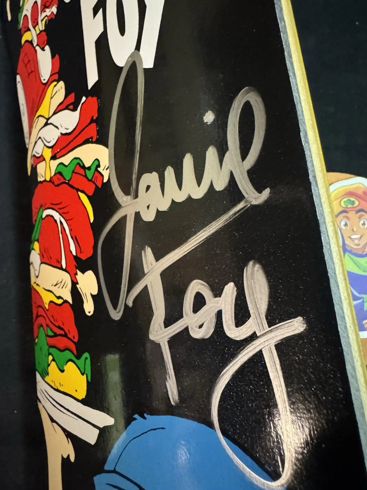 Signed Jamie Foy Big Boy Autographed Black Deathwish Skateboard Deck