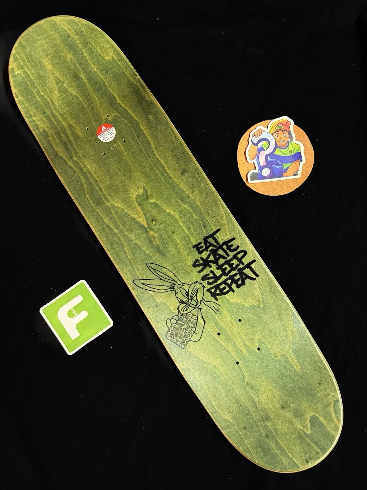 Signed Jamie Foy Bugs Bunny Shake Junt Autographed Skateboard Deck