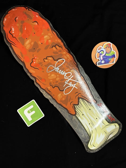 Signed Jamie Foy Fried Chicken Autographed Cruiser Shake Junt Skateboard Deck