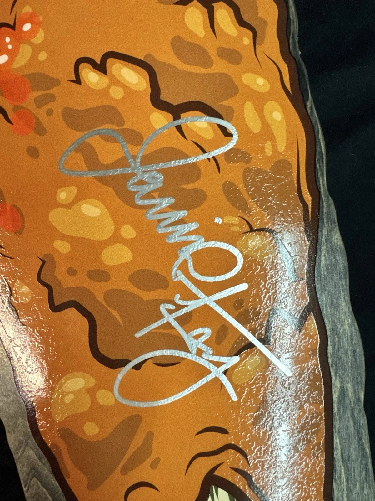 Signed Jamie Foy Fried Chicken Autographed Cruiser Shake Junt Skateboard Deck