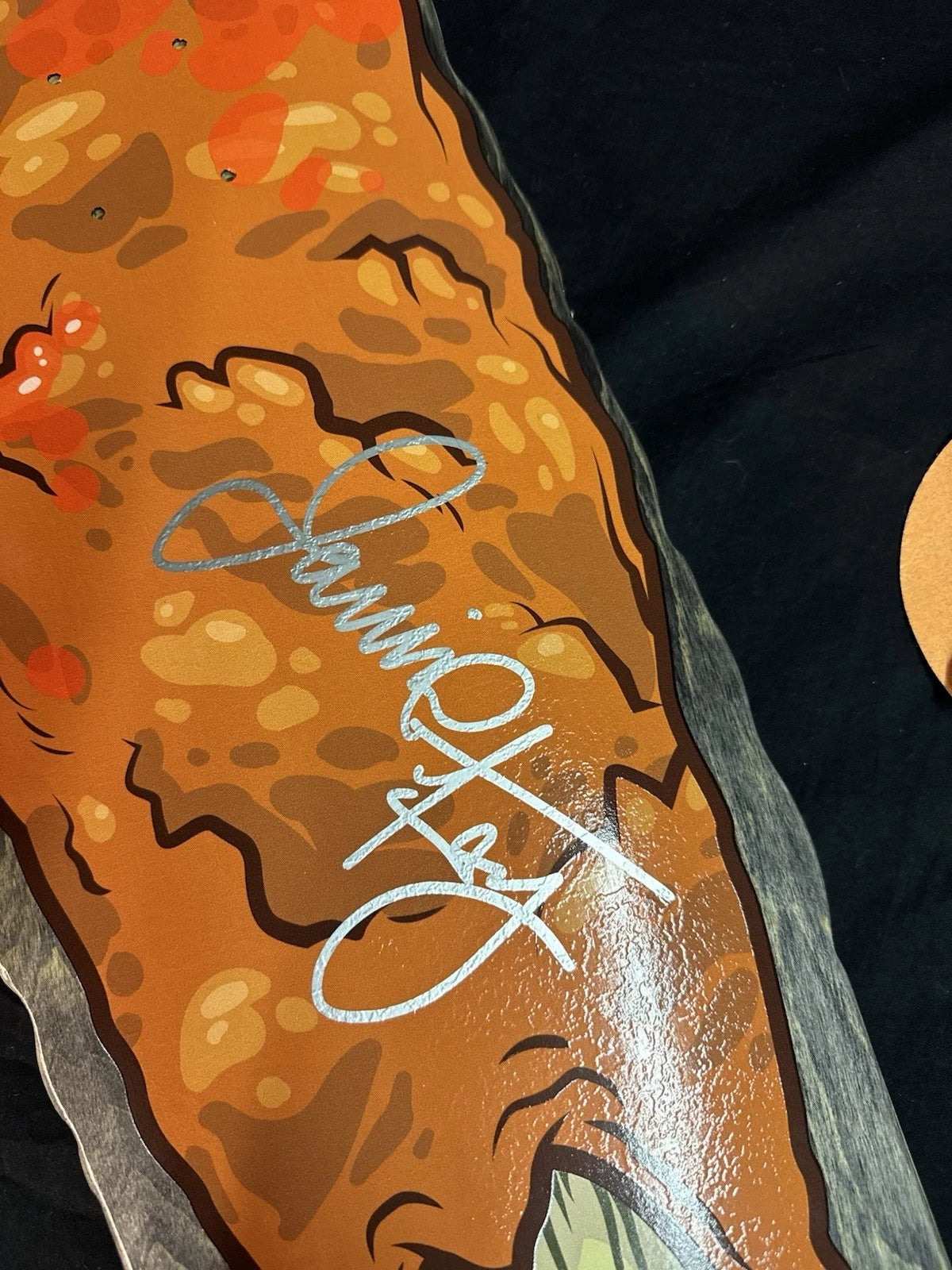 Signed Jamie Foy Fried Chicken Autographed Cruiser Shake Junt Skateboard Deck