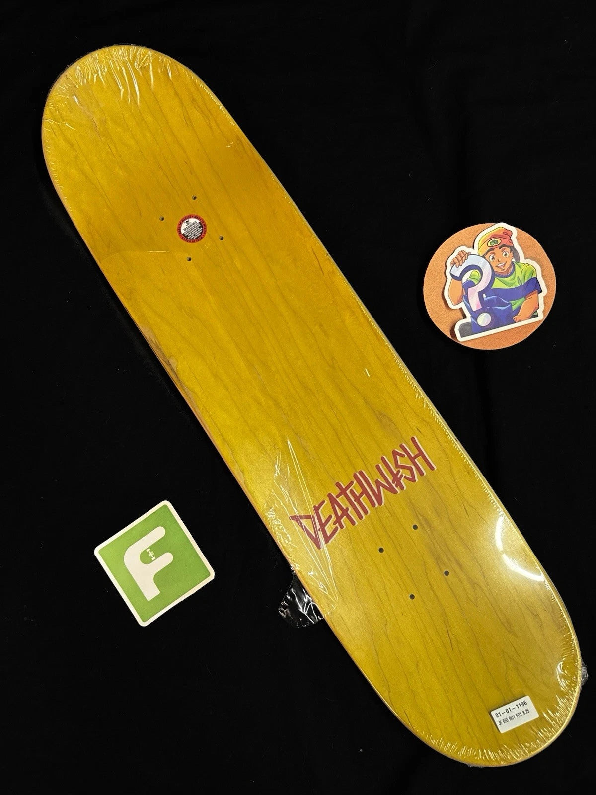 Signed Jamie Foy Big Boy Autographed Pink Stain Deathwish Skateboard Deck