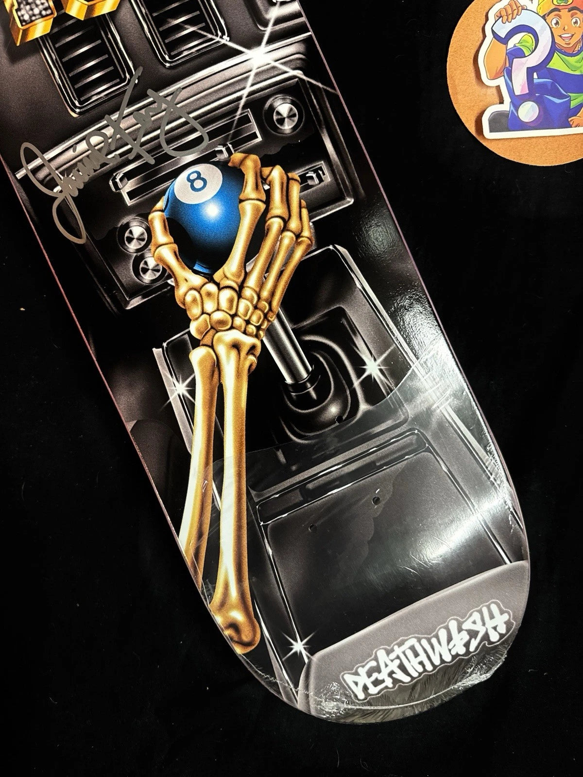 Signed Jamie Foy Samborgini Shifter Autographed Deathwish Skateboard Deck
