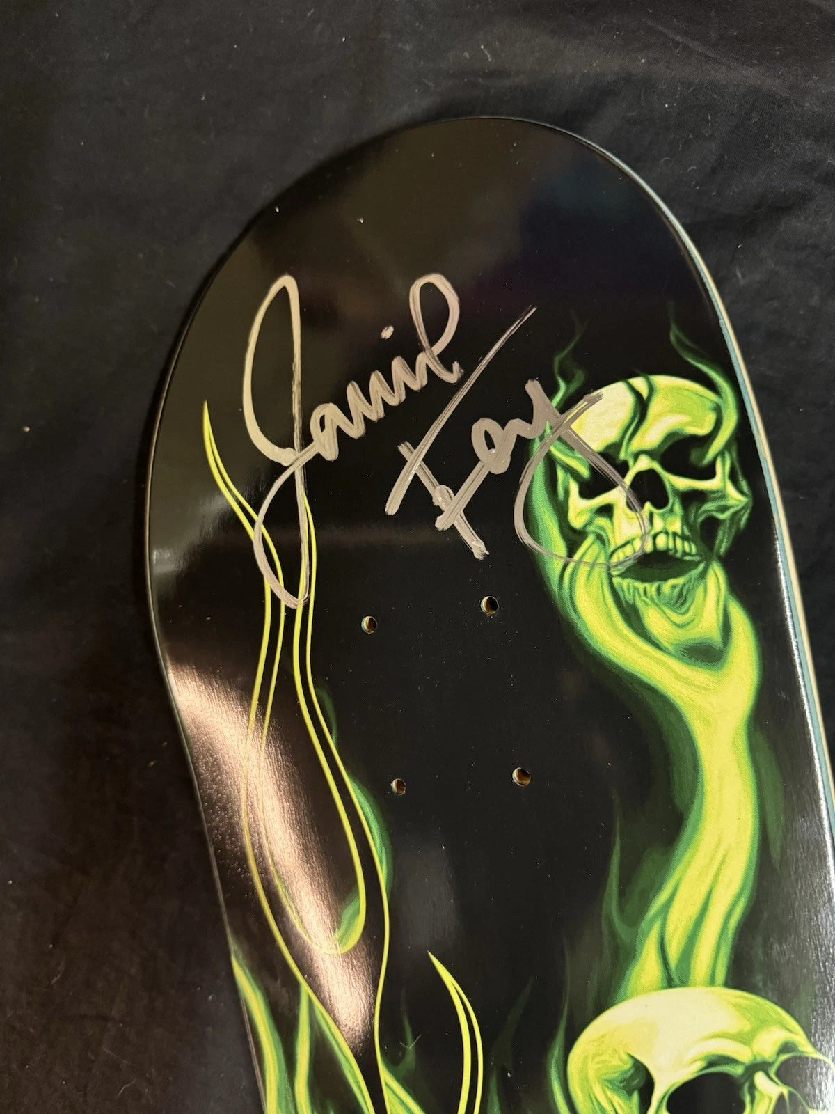 Signed Jamie Foy Ammonia Autographed Deathwish Skateboard Deck