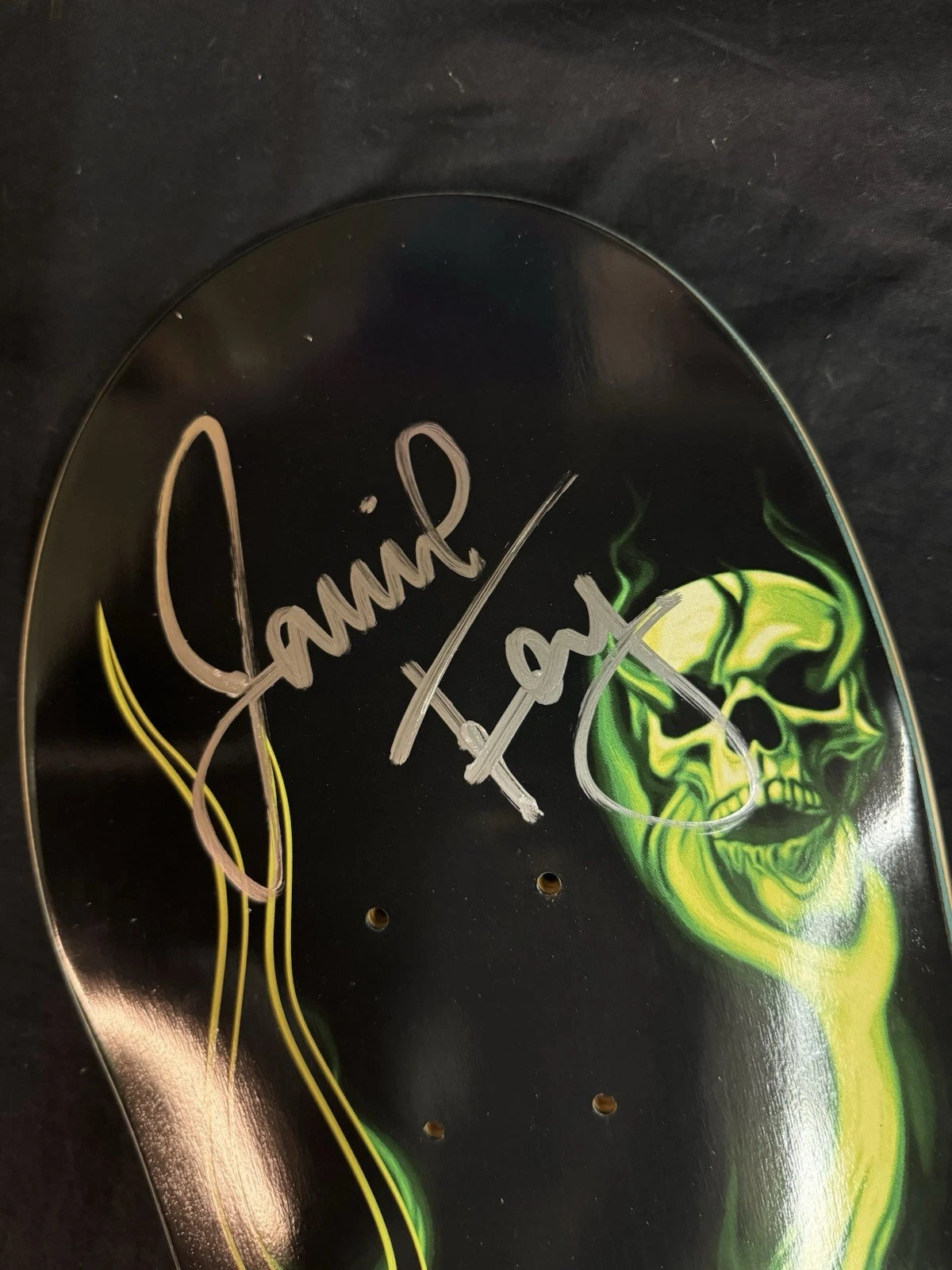 Signed Jamie Foy Ammonia Autographed Deathwish Skateboard Deck