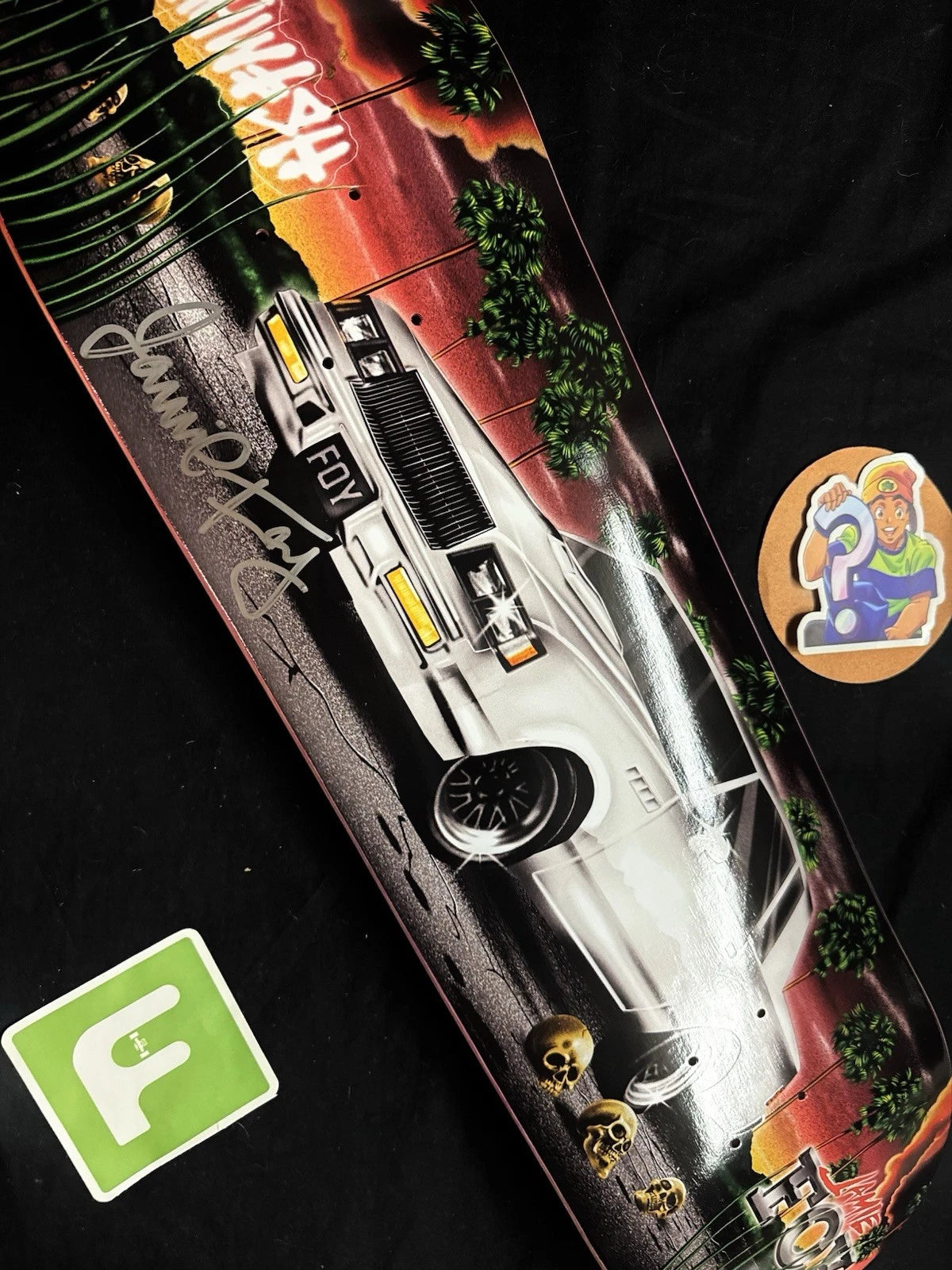 Signed Jamie Foy Samborgini Twin Car Autographed Deathwish Skateboard Deck