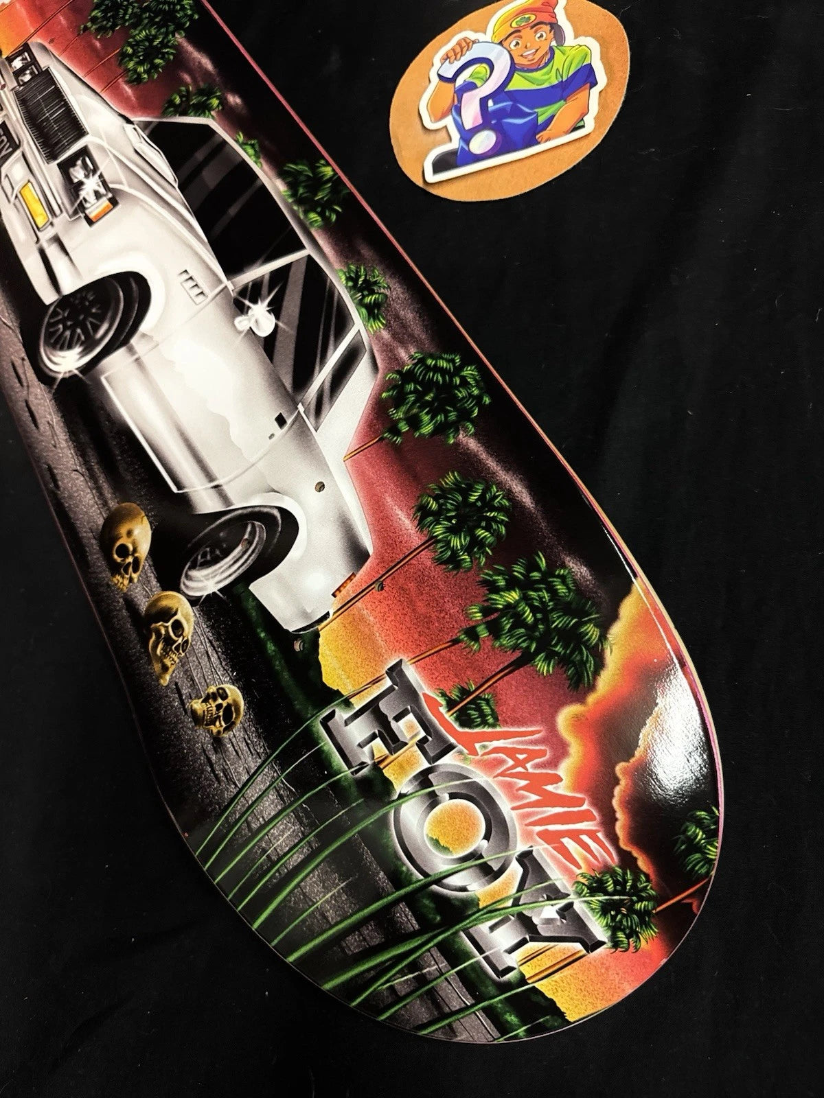 Signed Jamie Foy Samborgini Twin Car Autographed Deathwish Skateboard Deck