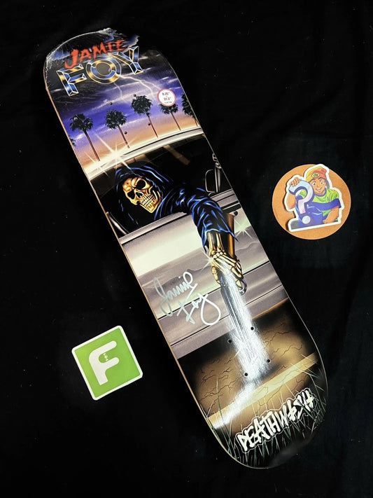Signed Jamie Foy Samborgini Reaper Autographed Deathwish Skateboard Deck