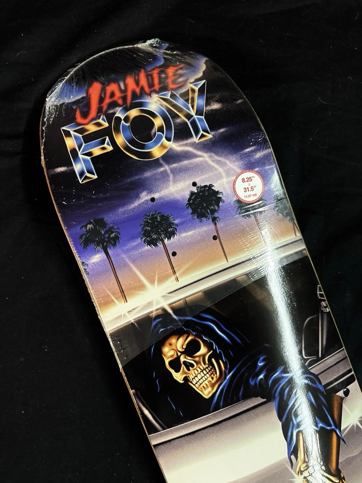 Signed Jamie Foy Samborgini Reaper Autographed Deathwish Skateboard Deck